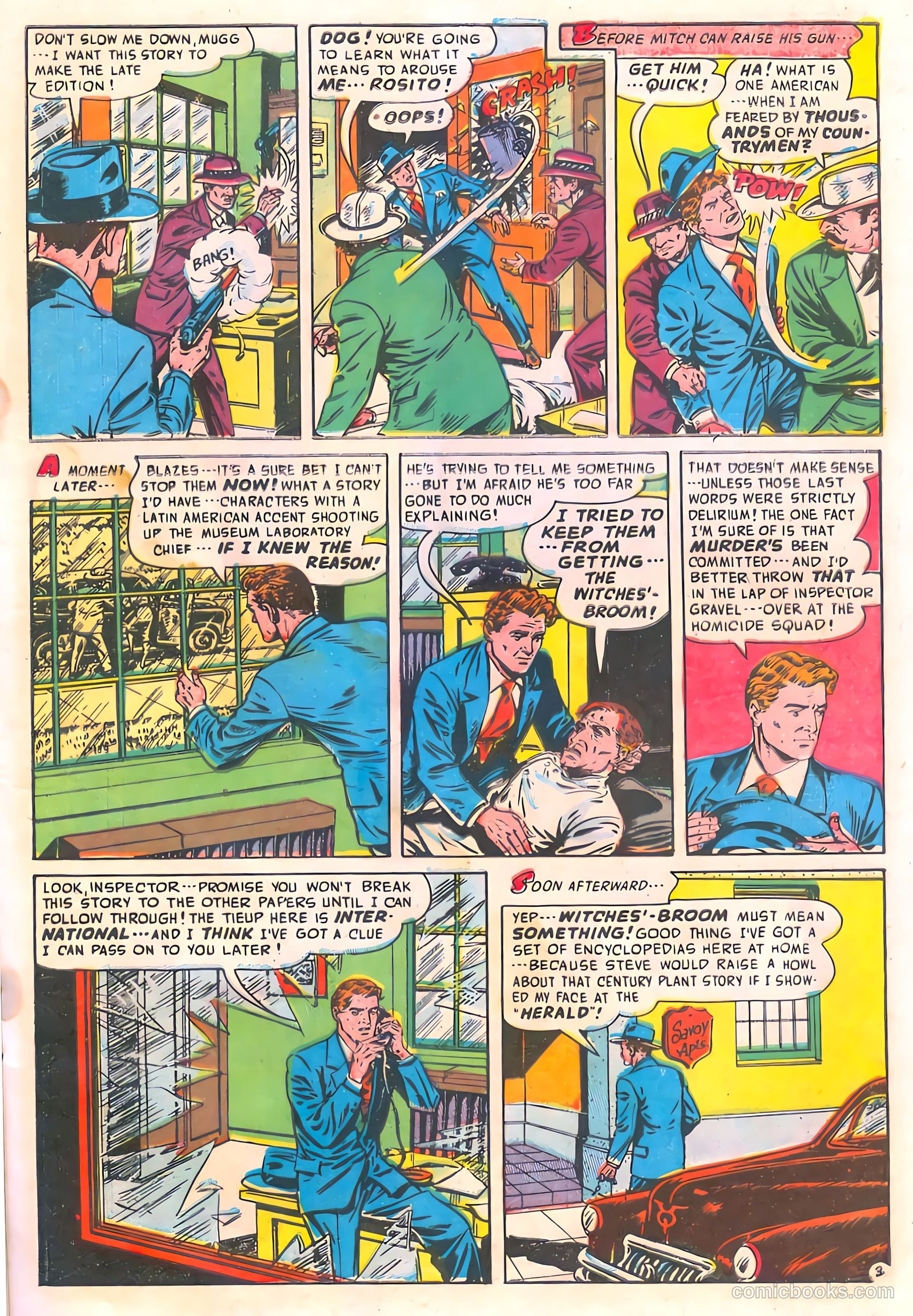 Spy-Hunters #19 (1952) — page 5 of 36