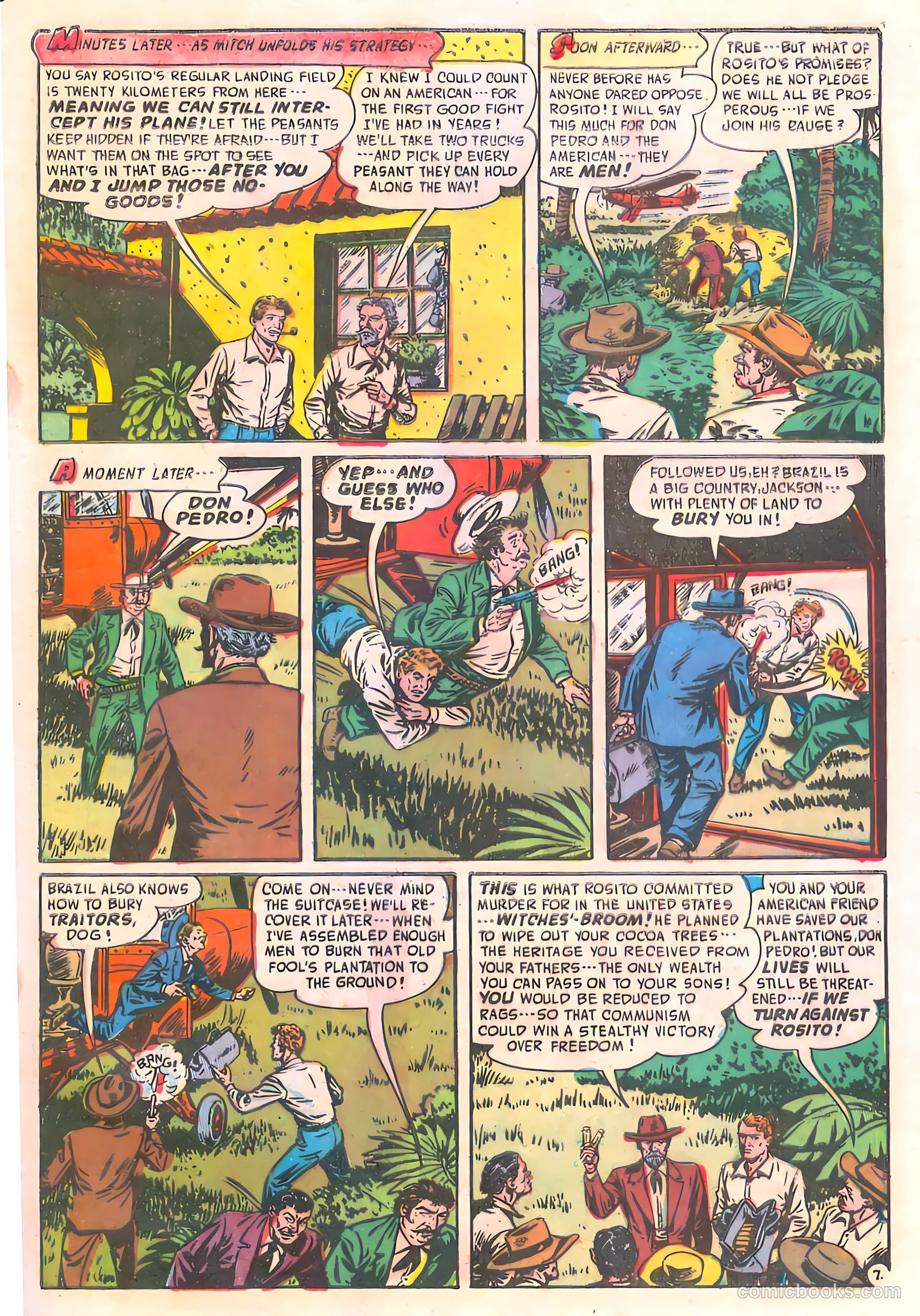 Spy-Hunters #19 (1952) — page 9 of 36