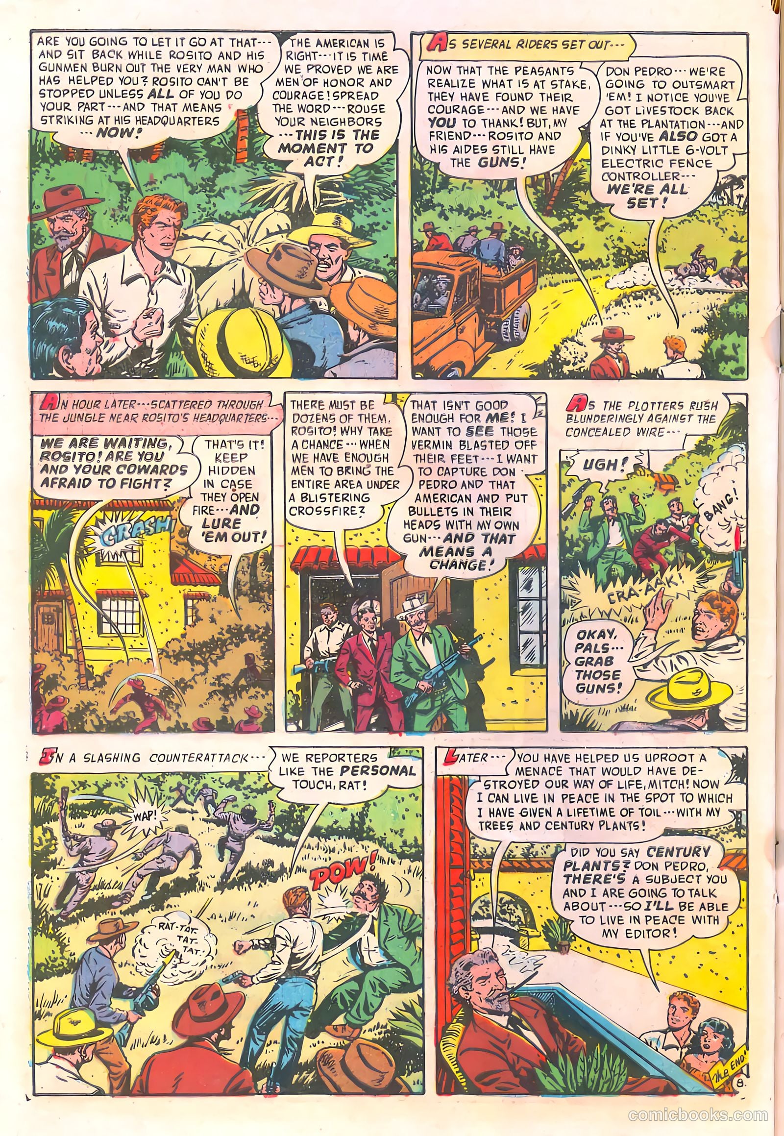 Spy-Hunters #19 (1952) — page 10 of 36