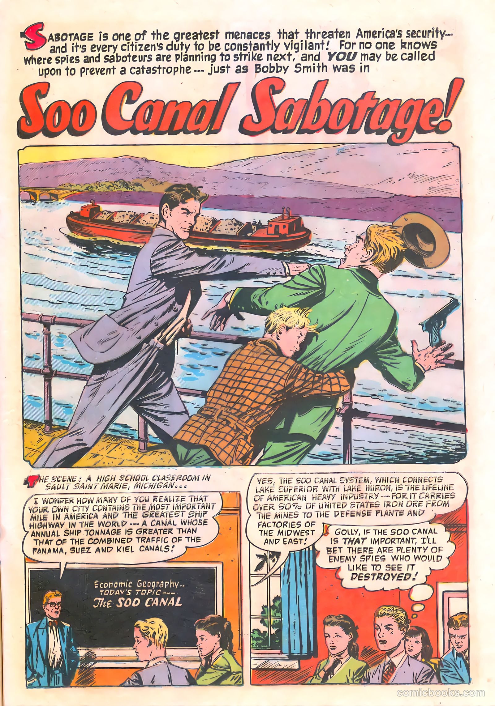 Spy-Hunters #19 (1952) — page 15 of 36