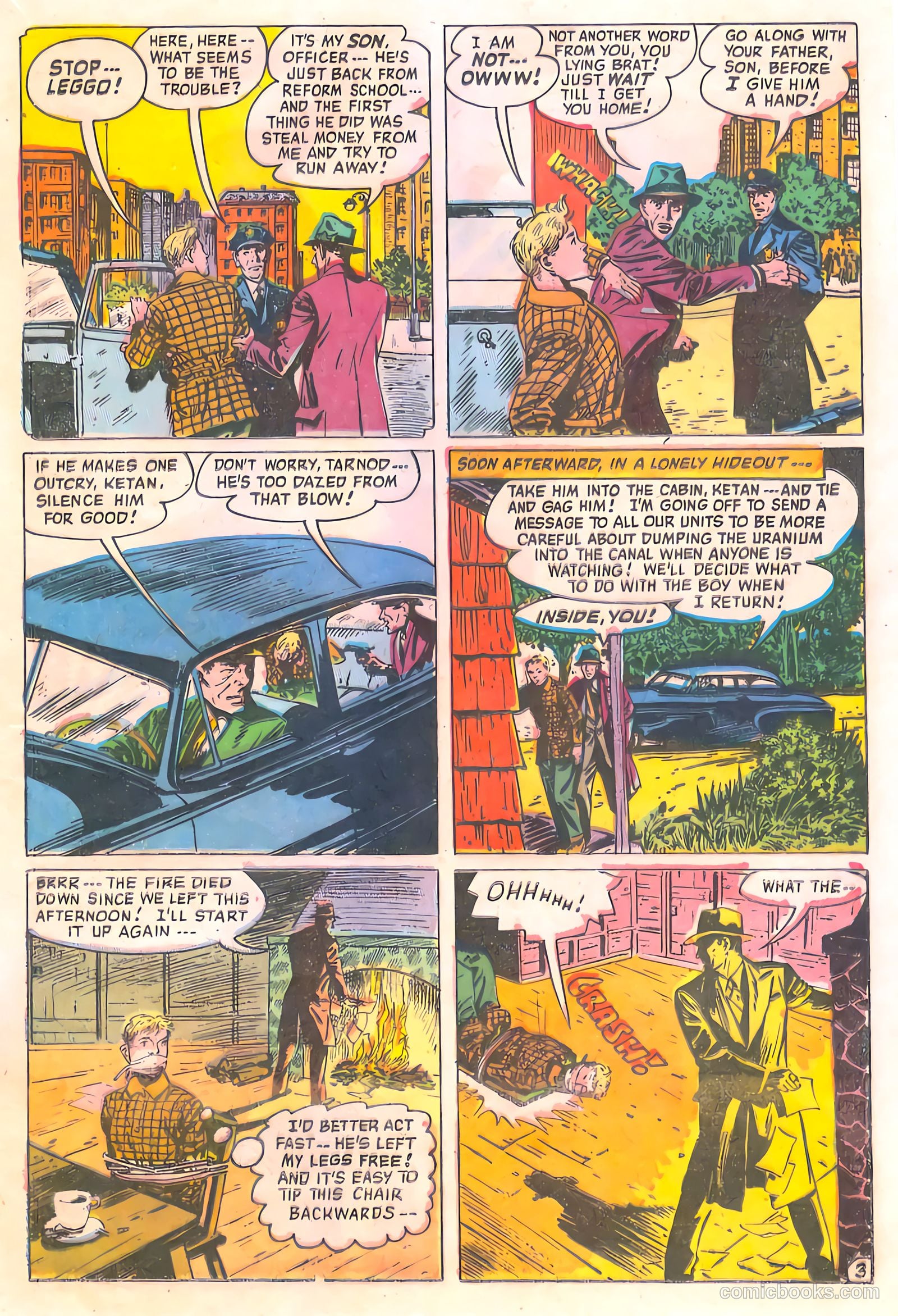 Spy-Hunters #19 (1952) — page 17 of 36