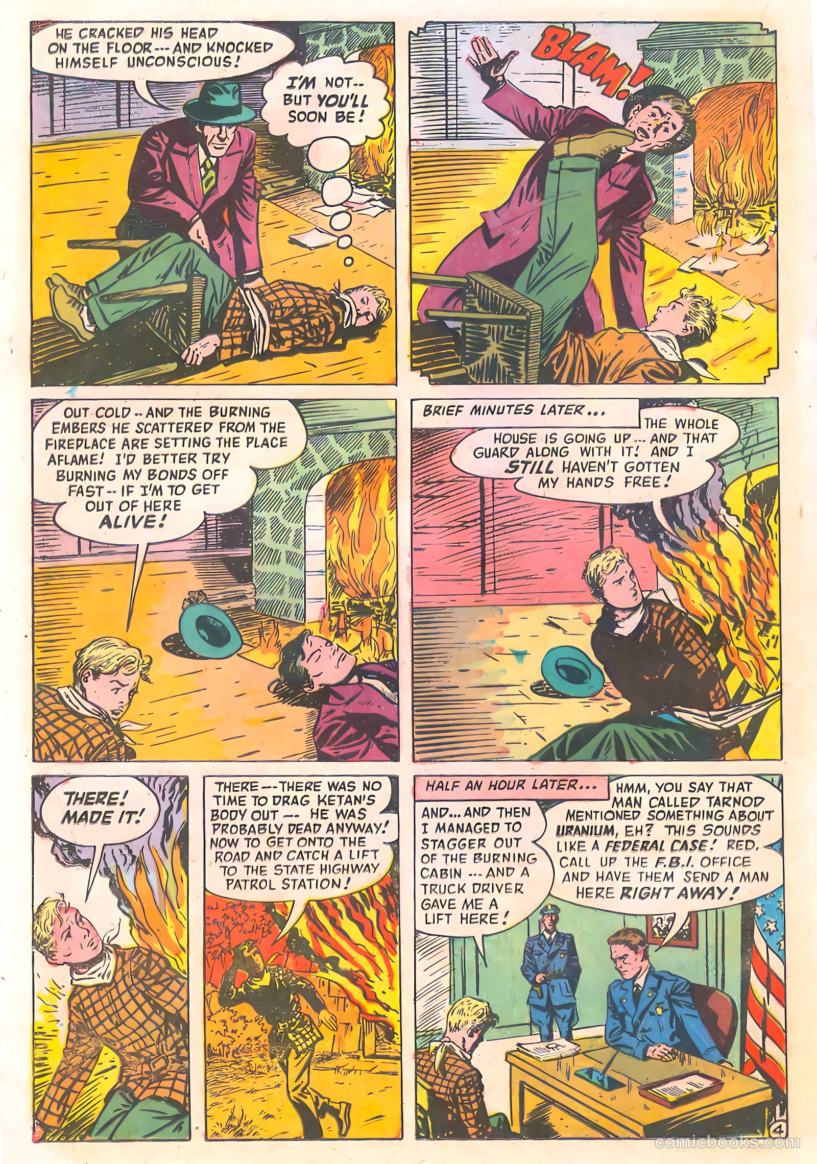 Spy-Hunters #19 (1952) — page 18 of 36