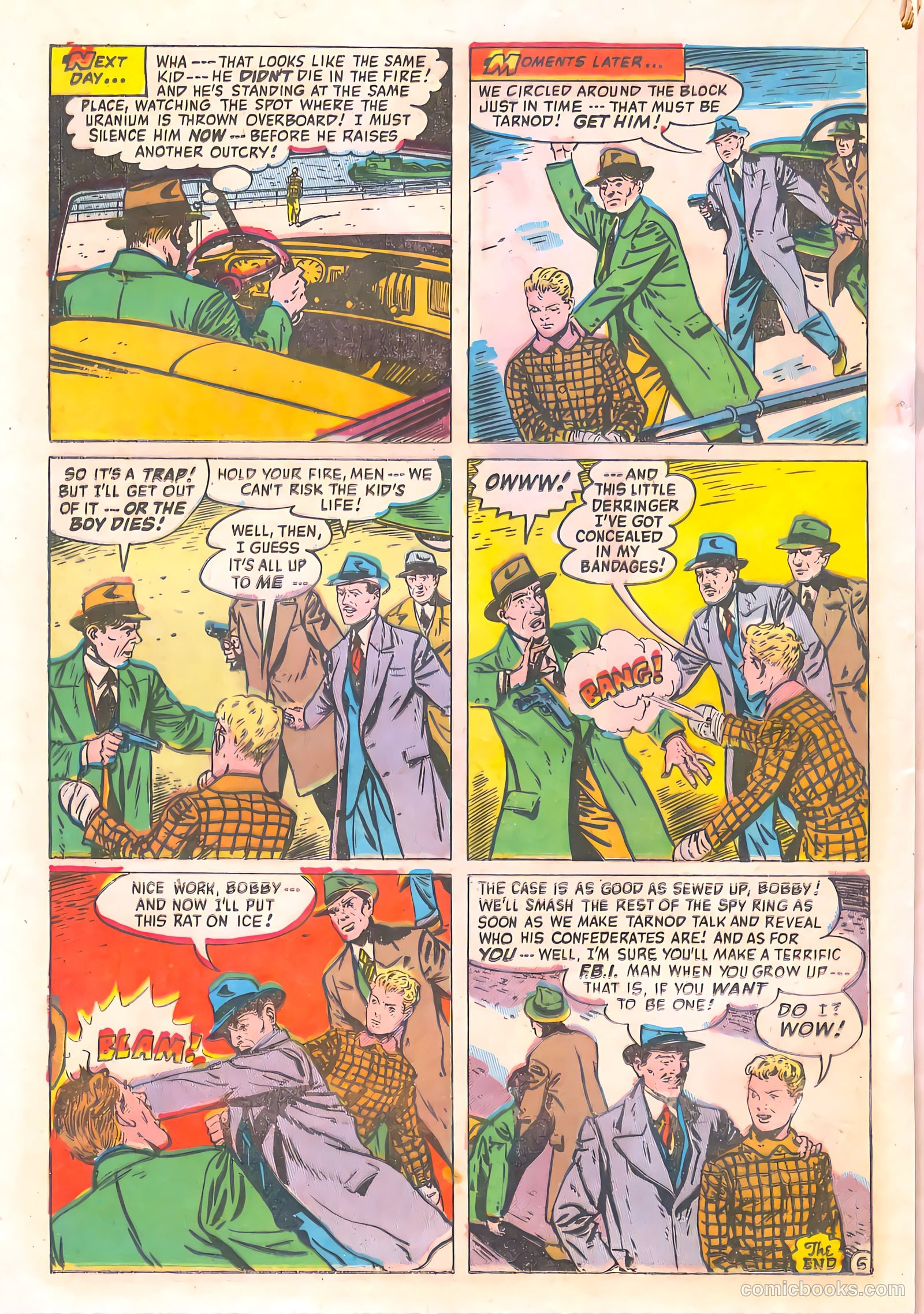 Spy-Hunters #19 (1952) — page 20 of 36