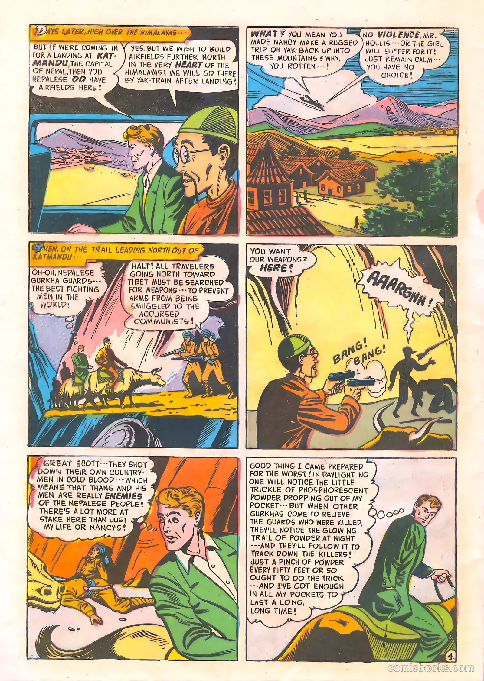 Spy-Hunters #19 (1952) — page 28 of 36
