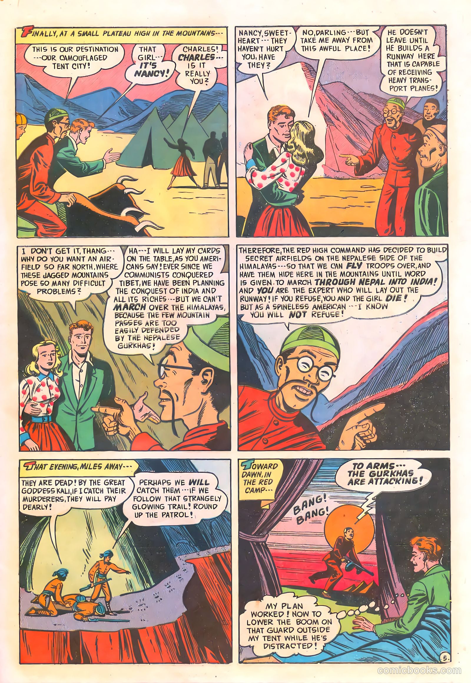 Spy-Hunters #19 (1952) — page 29 of 36