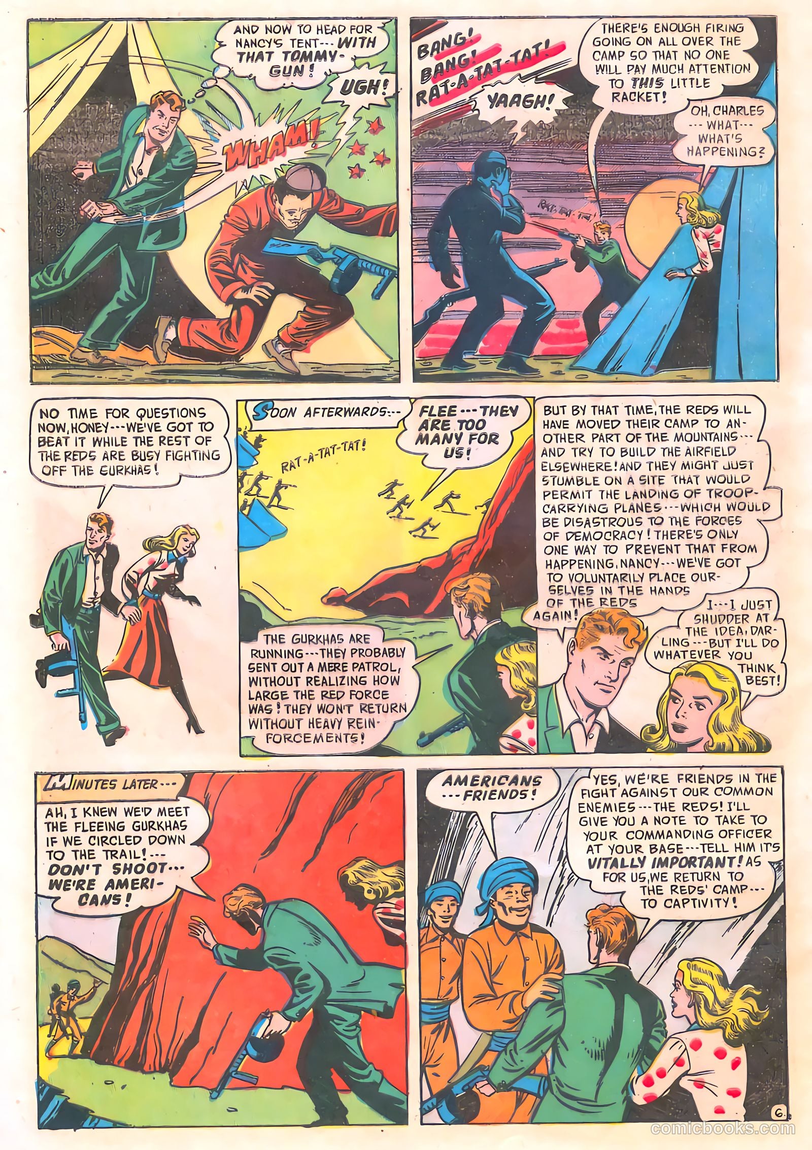 Spy-Hunters #19 (1952) — page 30 of 36