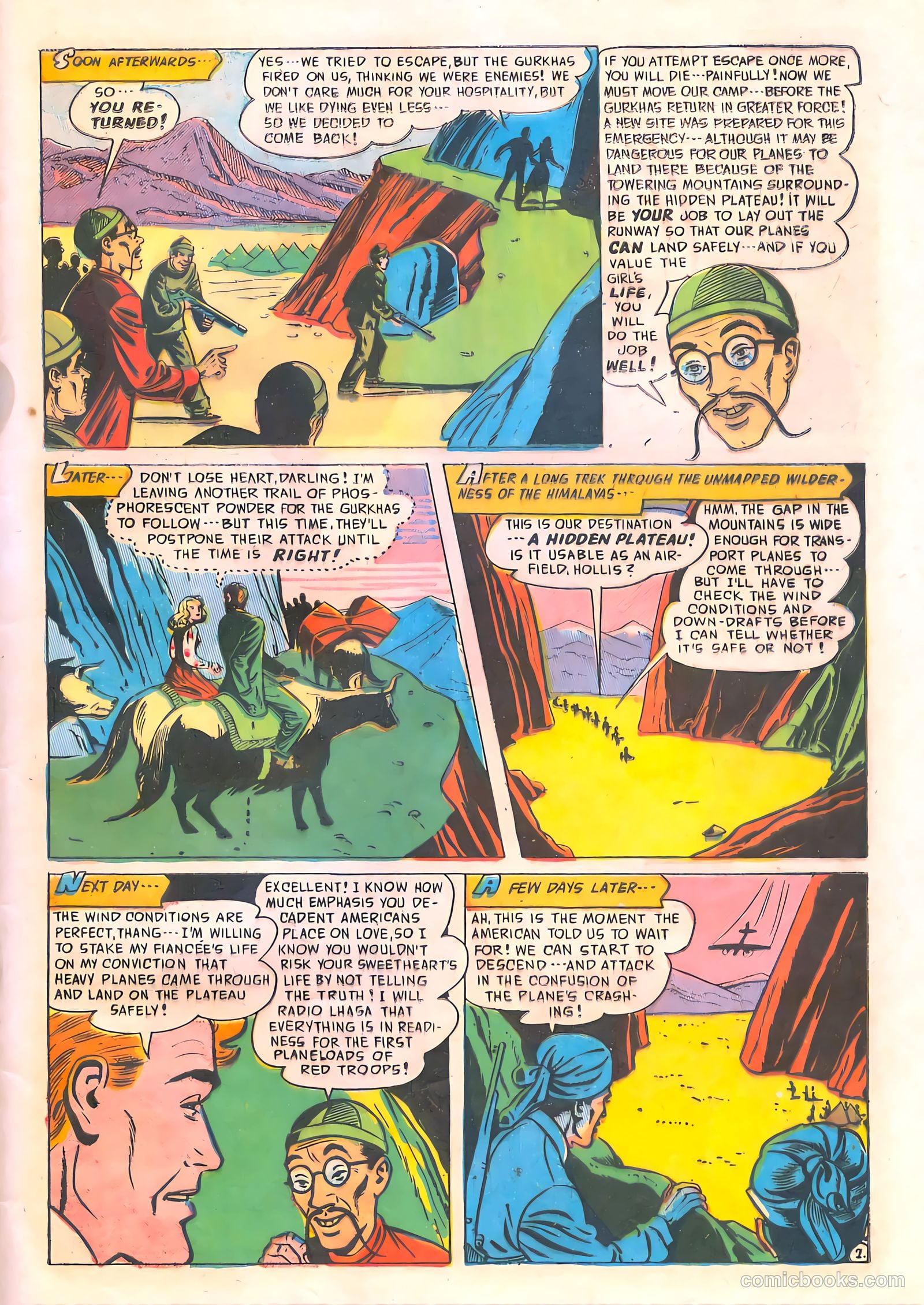 Spy-Hunters #19 (1952) — page 31 of 36