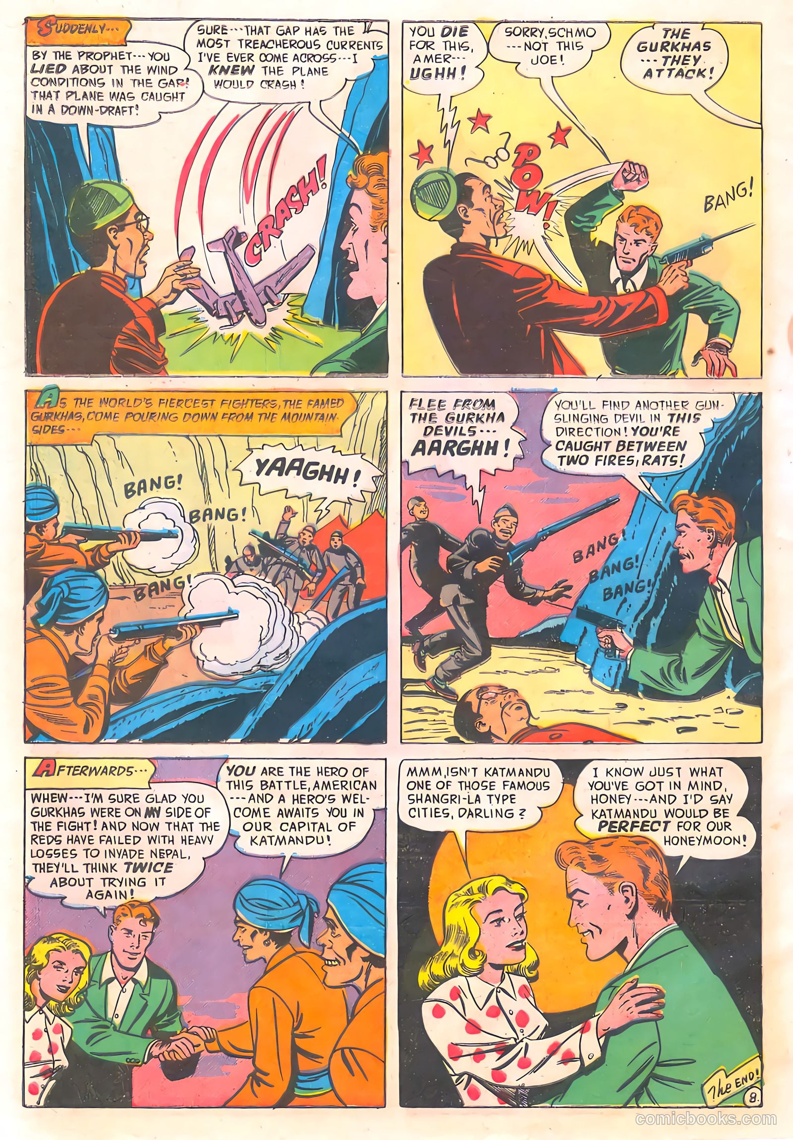 Spy-Hunters #19 (1952) — page 32 of 36