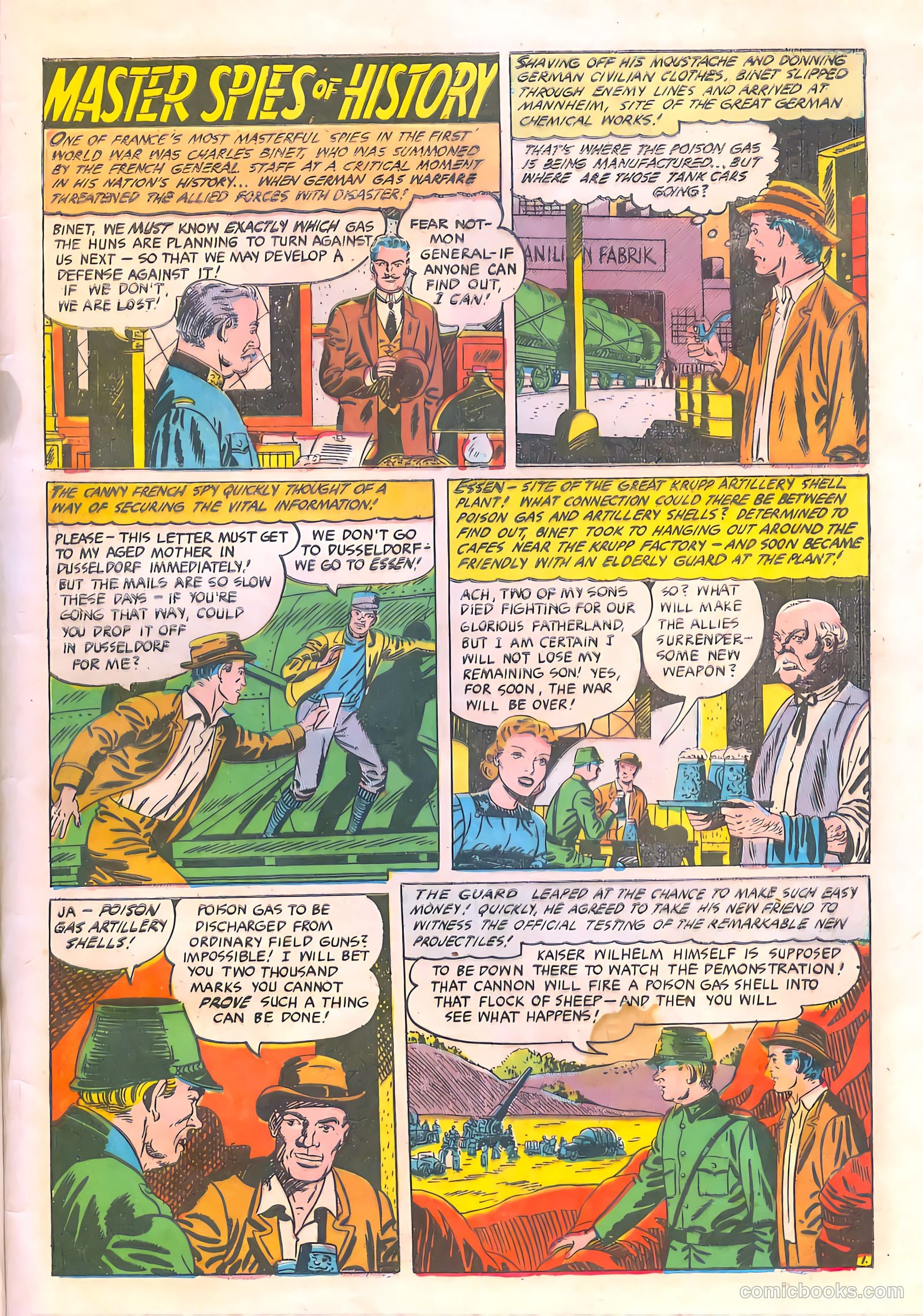 Spy-Hunters #19 (1952) — page 33 of 36