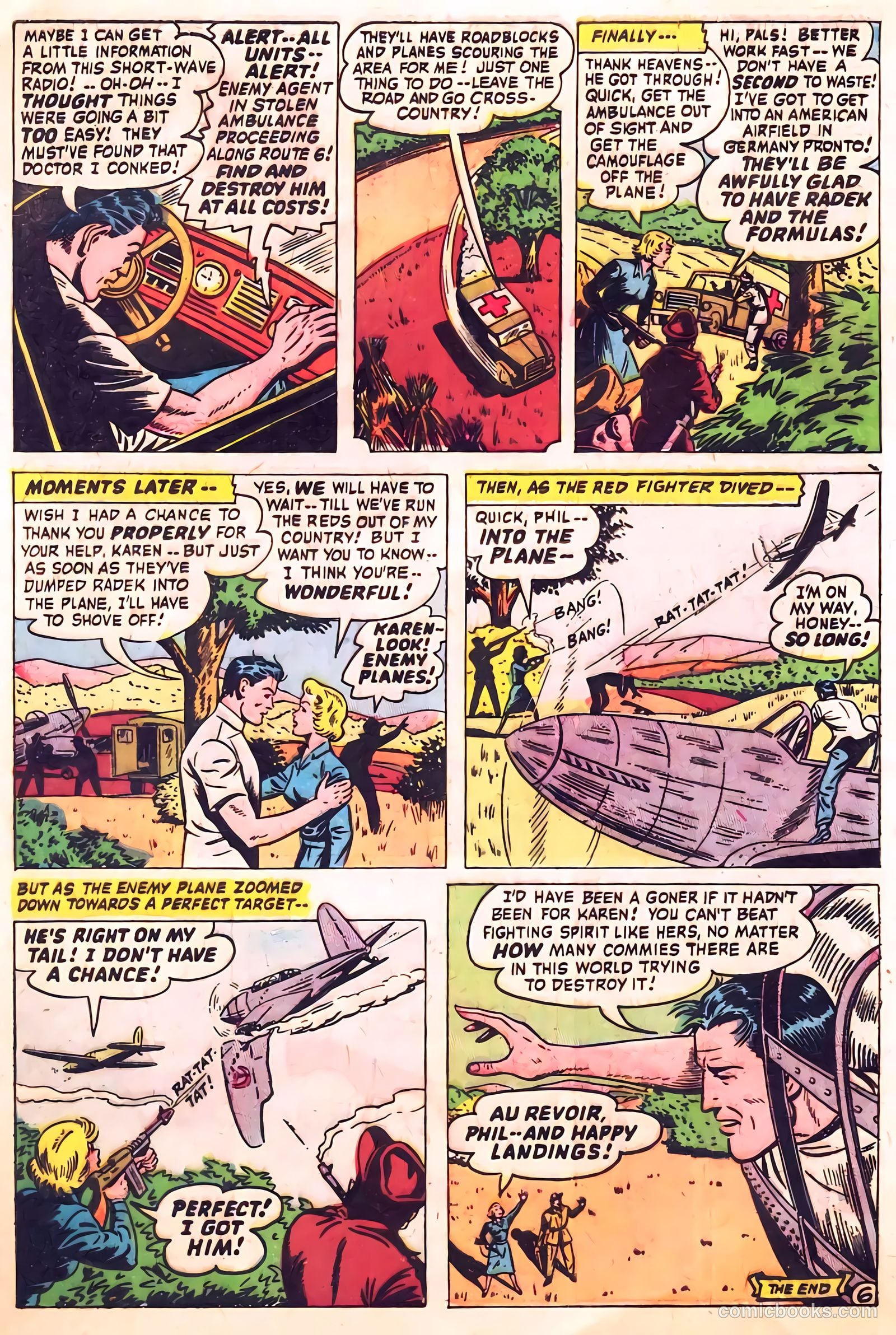 Spy-Hunters #20 (1952) — page 8 of 36