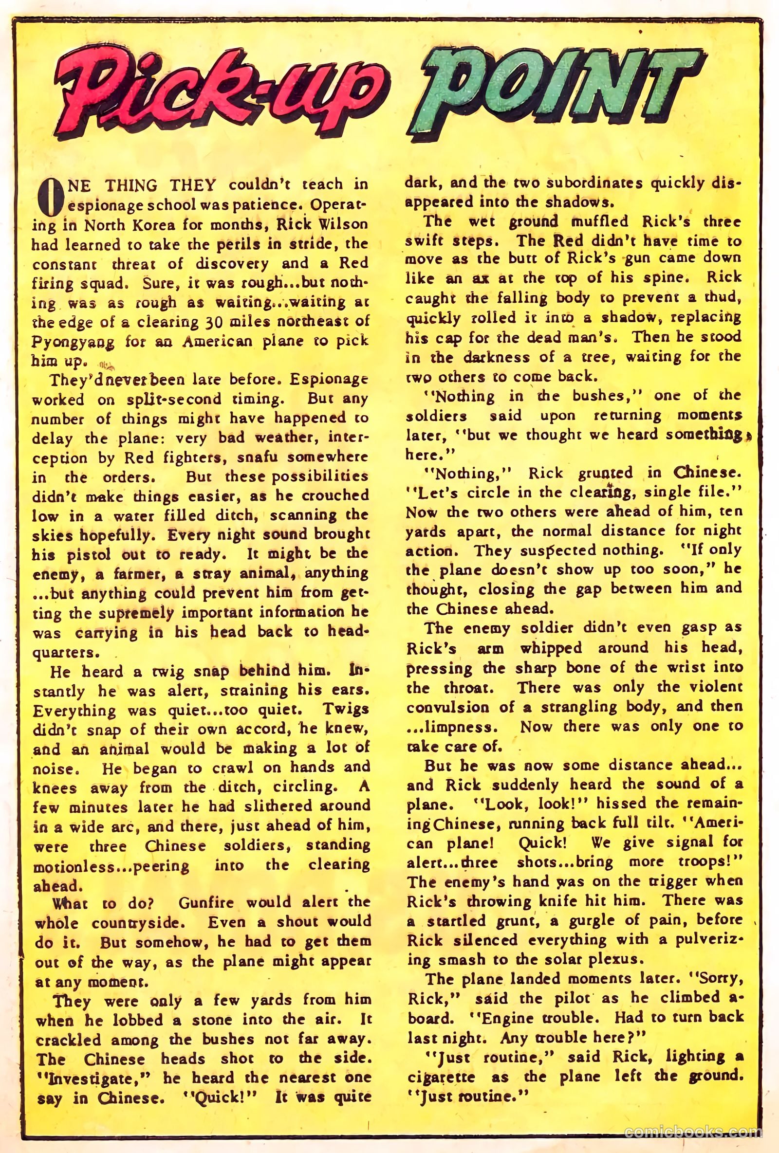 Spy-Hunters #20 (1952) — page 10 of 36