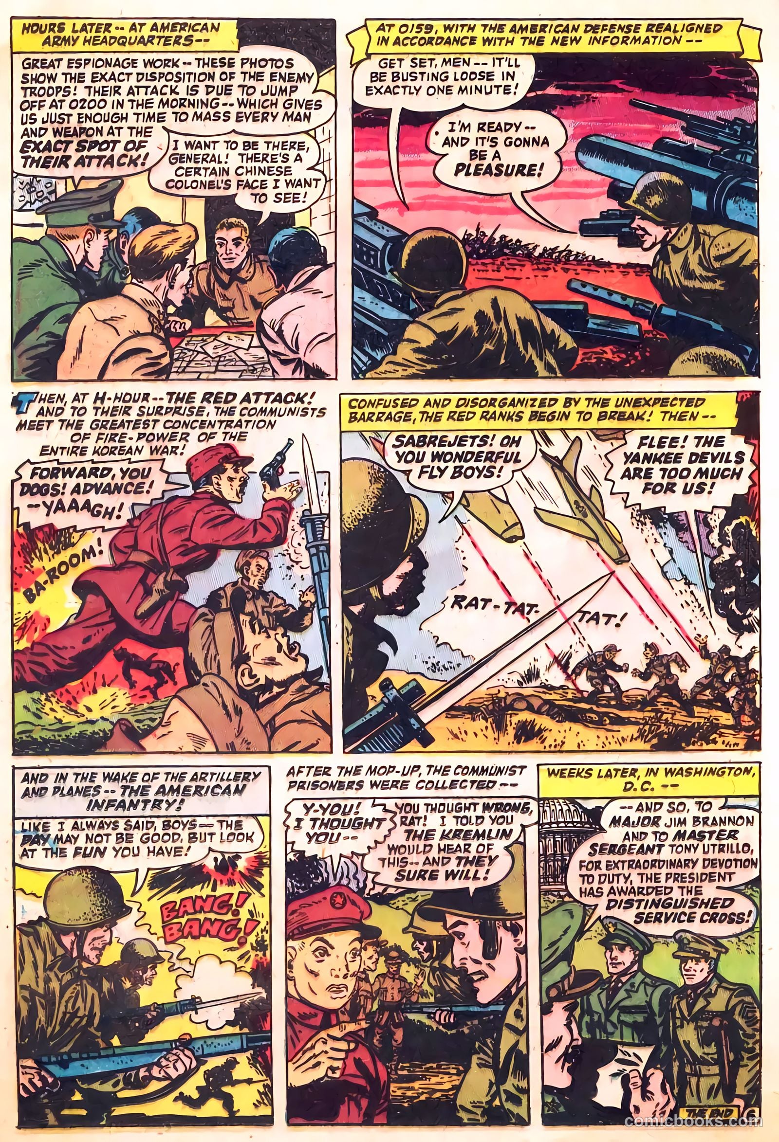 Spy-Hunters #20 (1952) — page 16 of 36