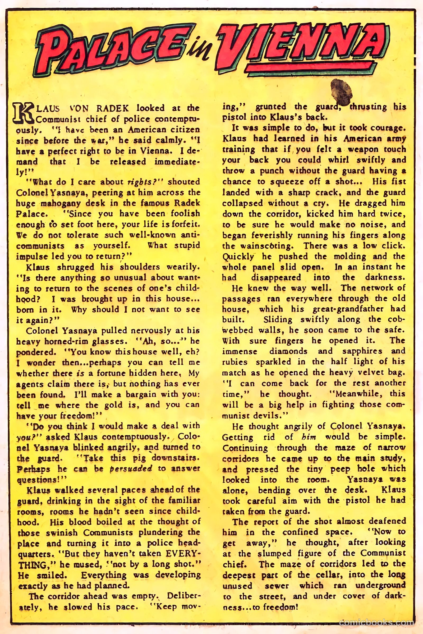 Spy-Hunters #20 (1952) — page 18 of 36