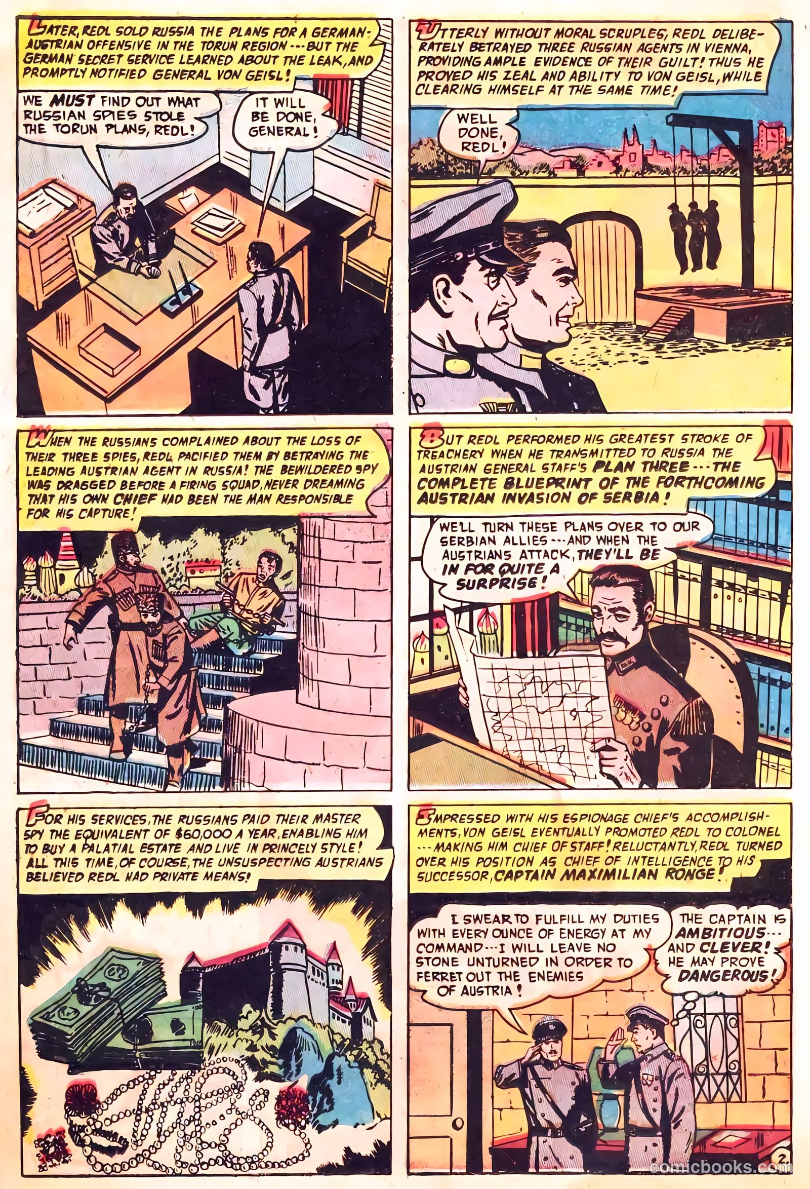 Spy-Hunters #20 (1952) — page 20 of 36
