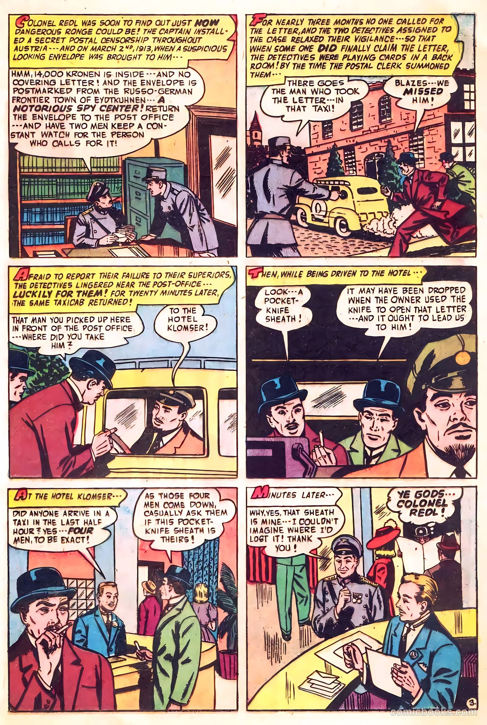 Spy-Hunters #20 (1952) — page 21 of 36