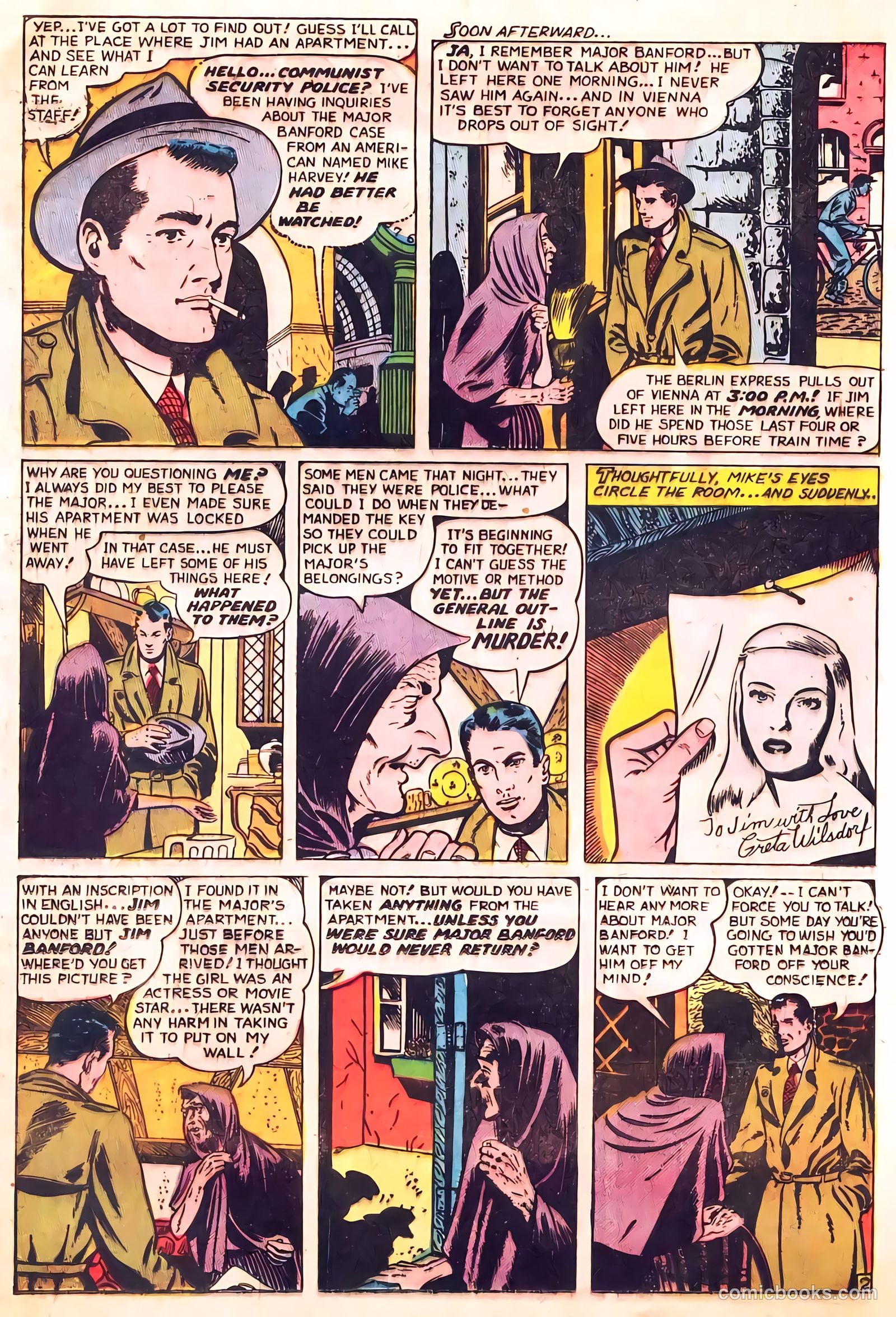 Spy-Hunters #20 (1952) — page 24 of 36