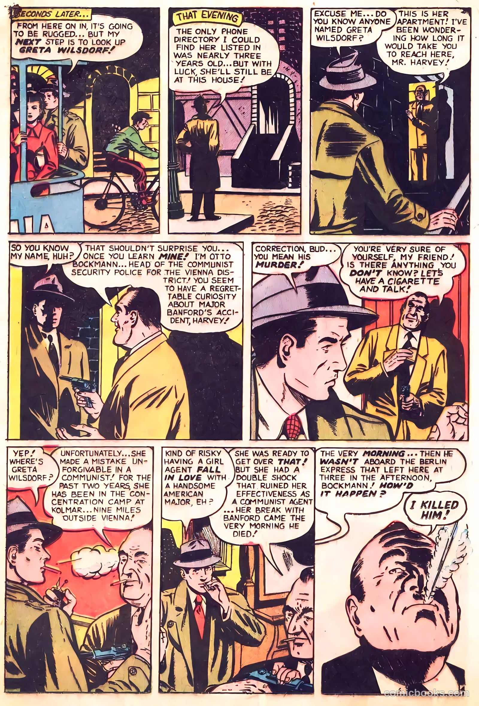 Spy-Hunters #20 (1952) — page 26 of 36