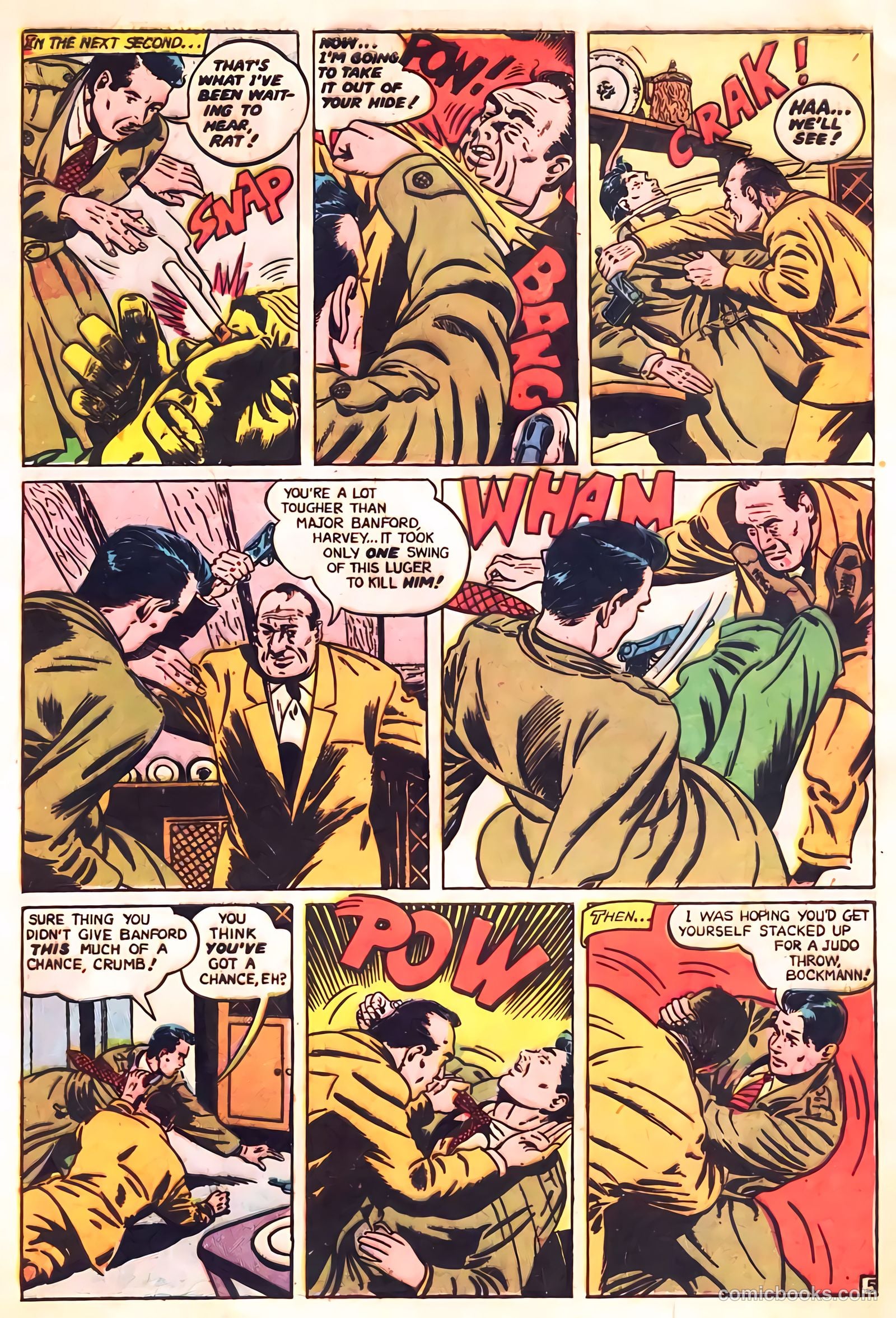 Spy-Hunters #20 (1952) — page 27 of 36