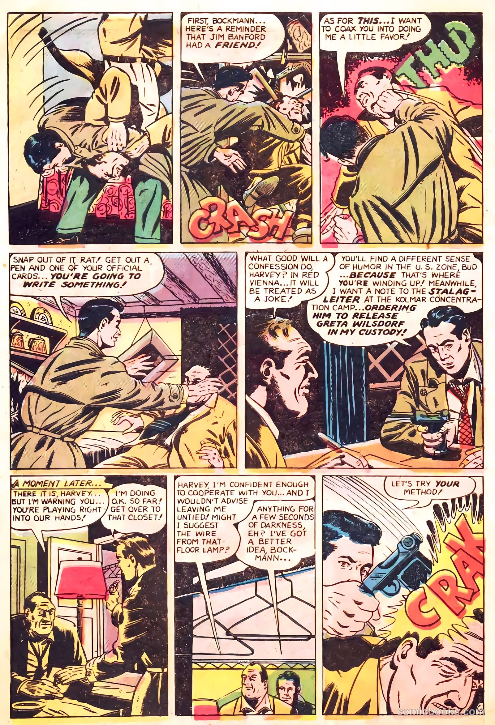 Spy-Hunters #20 (1952) — page 28 of 36
