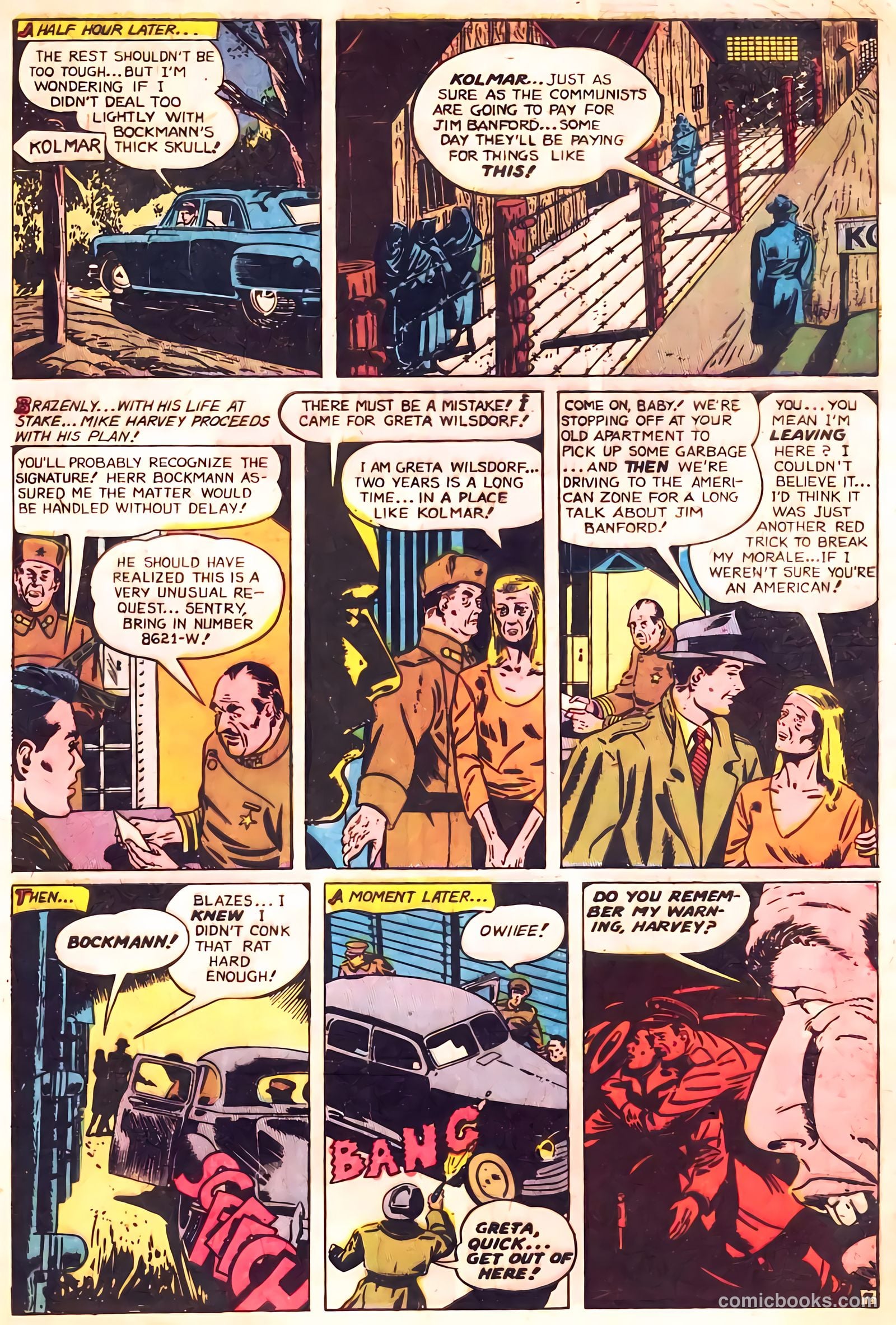 Spy-Hunters #20 (1952) — page 29 of 36