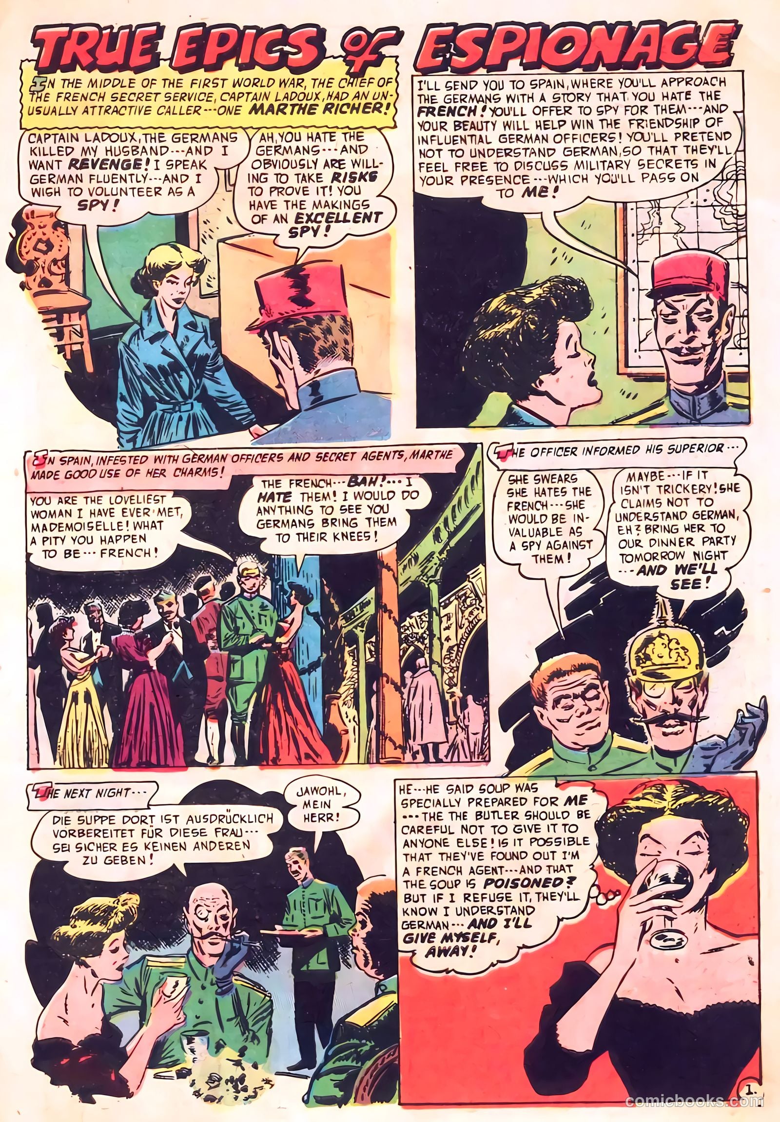 Spy-Hunters #20 (1952) — page 33 of 36