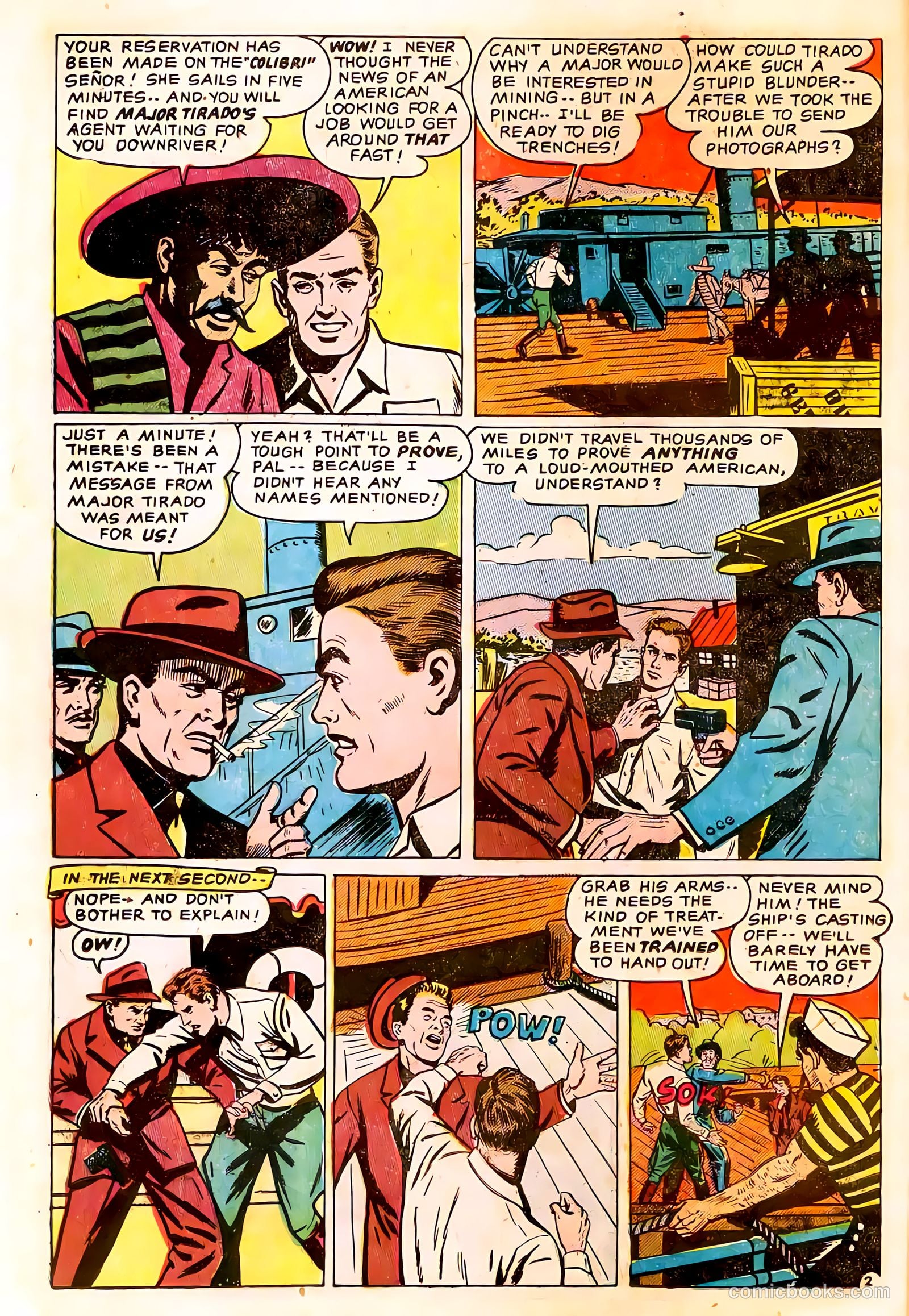 Spy-Hunters #21 (1952) — page 16 of 36