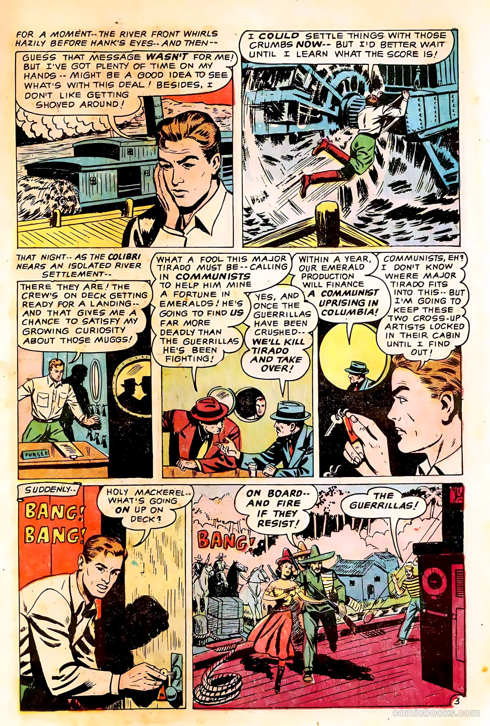 Spy-Hunters #21 (1952) — page 17 of 36