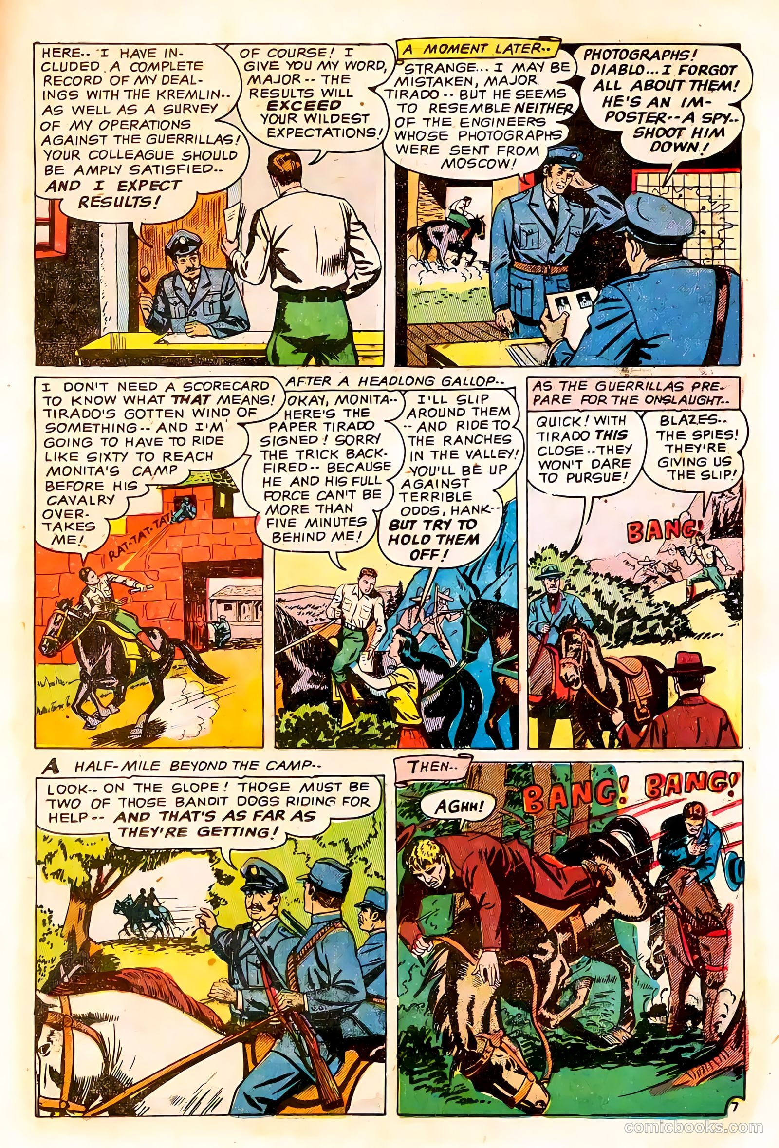 Spy-Hunters #21 (1952) — page 21 of 36