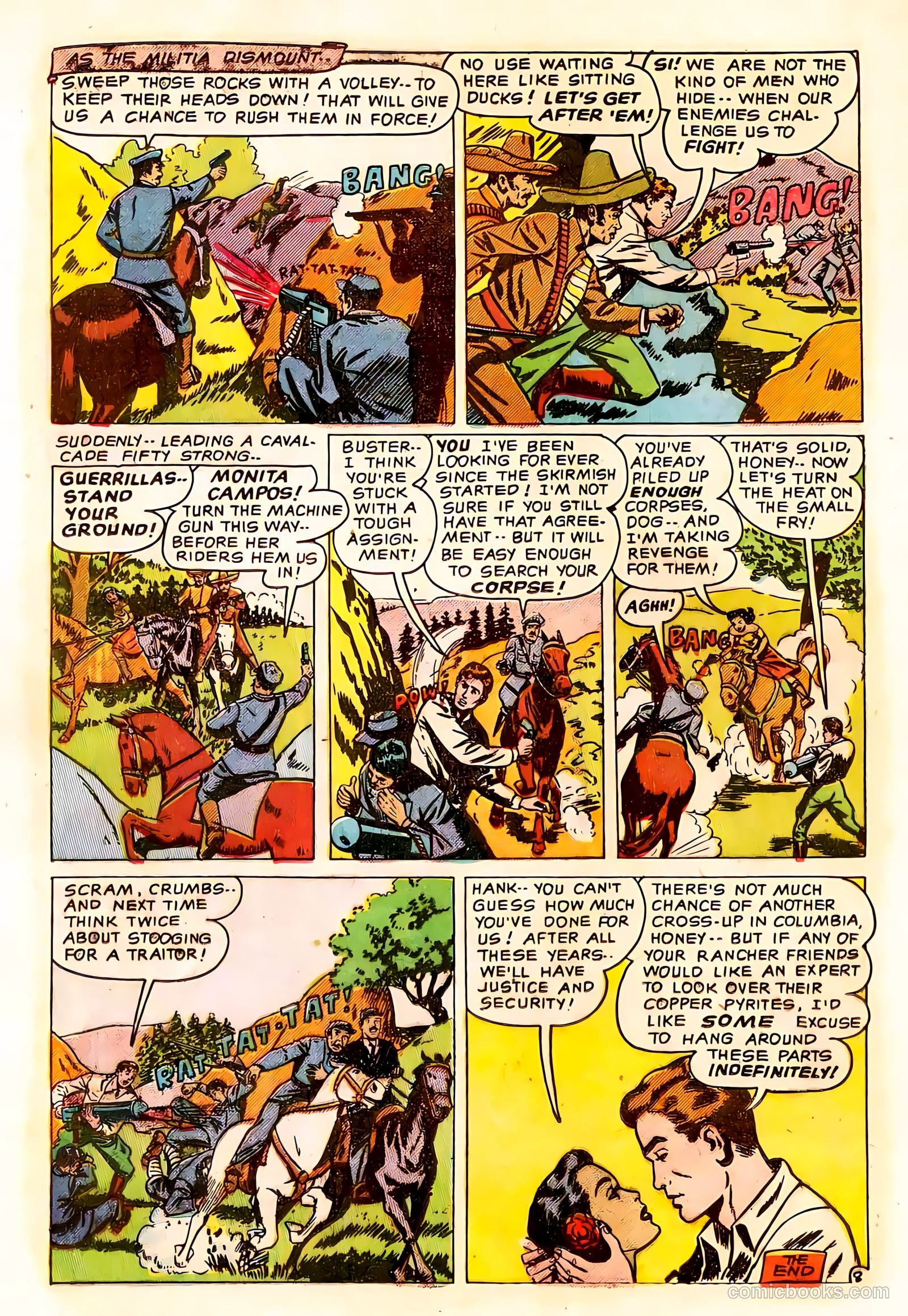 Spy-Hunters #21 (1952) — page 22 of 36