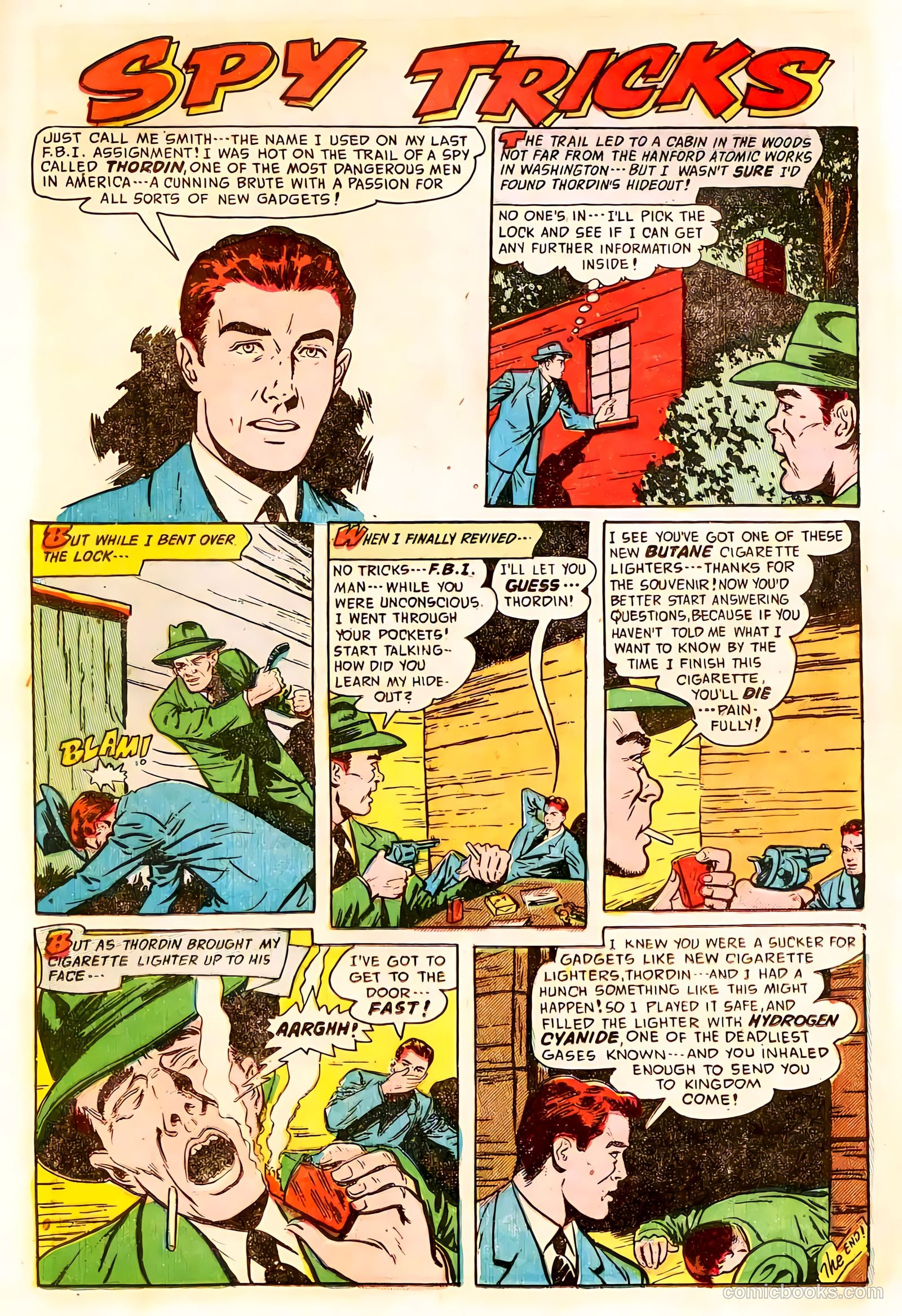 Spy-Hunters #21 (1952) — page 23 of 36