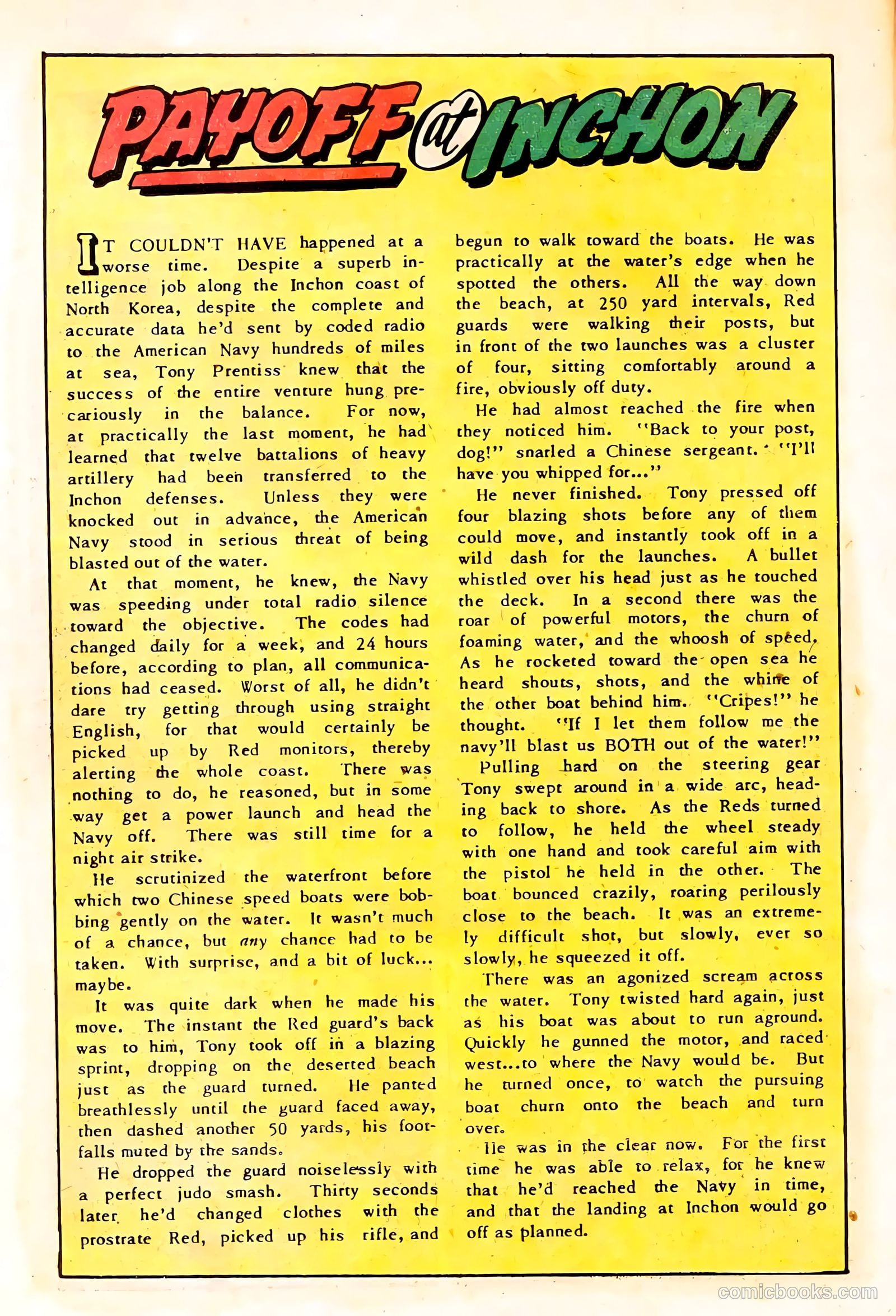 Spy-Hunters #21 (1952) — page 24 of 36