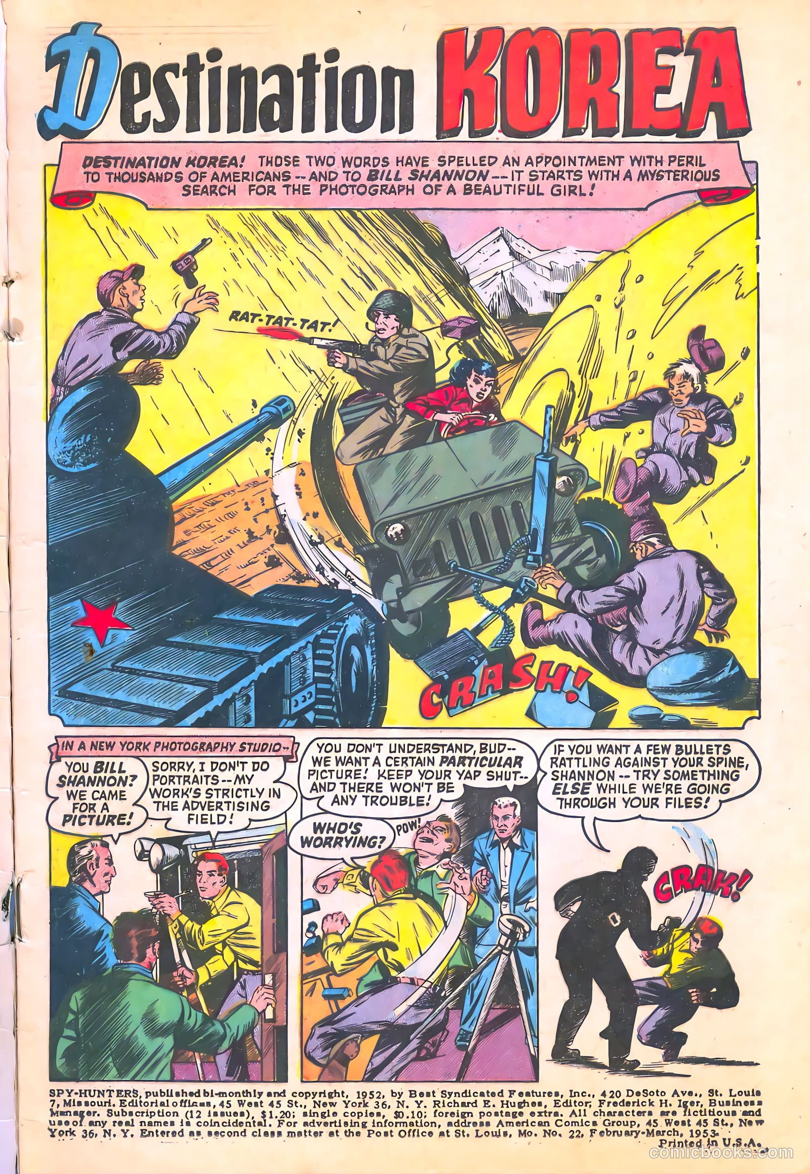 Spy-Hunters #22 (1953) — page 3 of 36