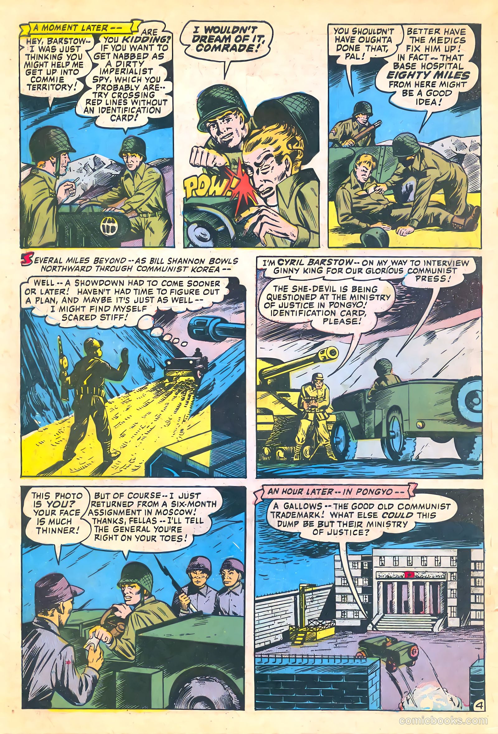 Spy-Hunters #22 (1953) — page 6 of 36