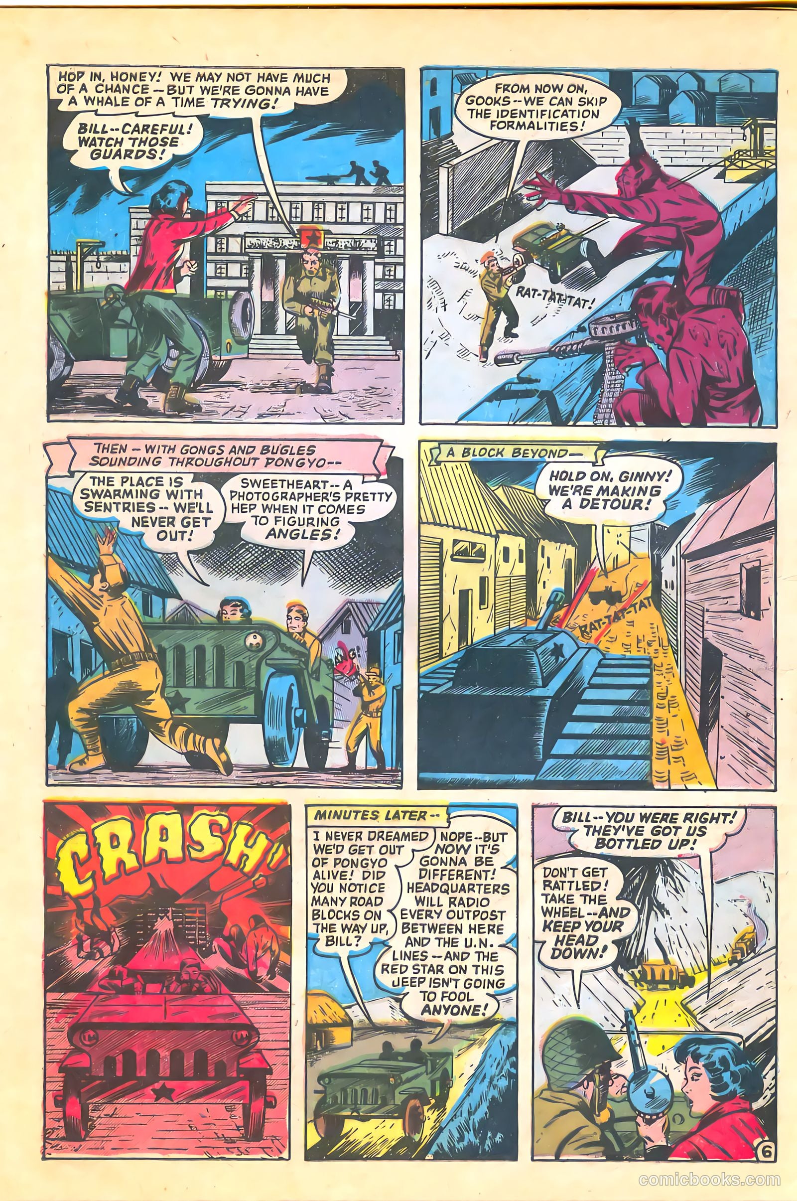 Spy-Hunters #22 (1953) — page 8 of 36