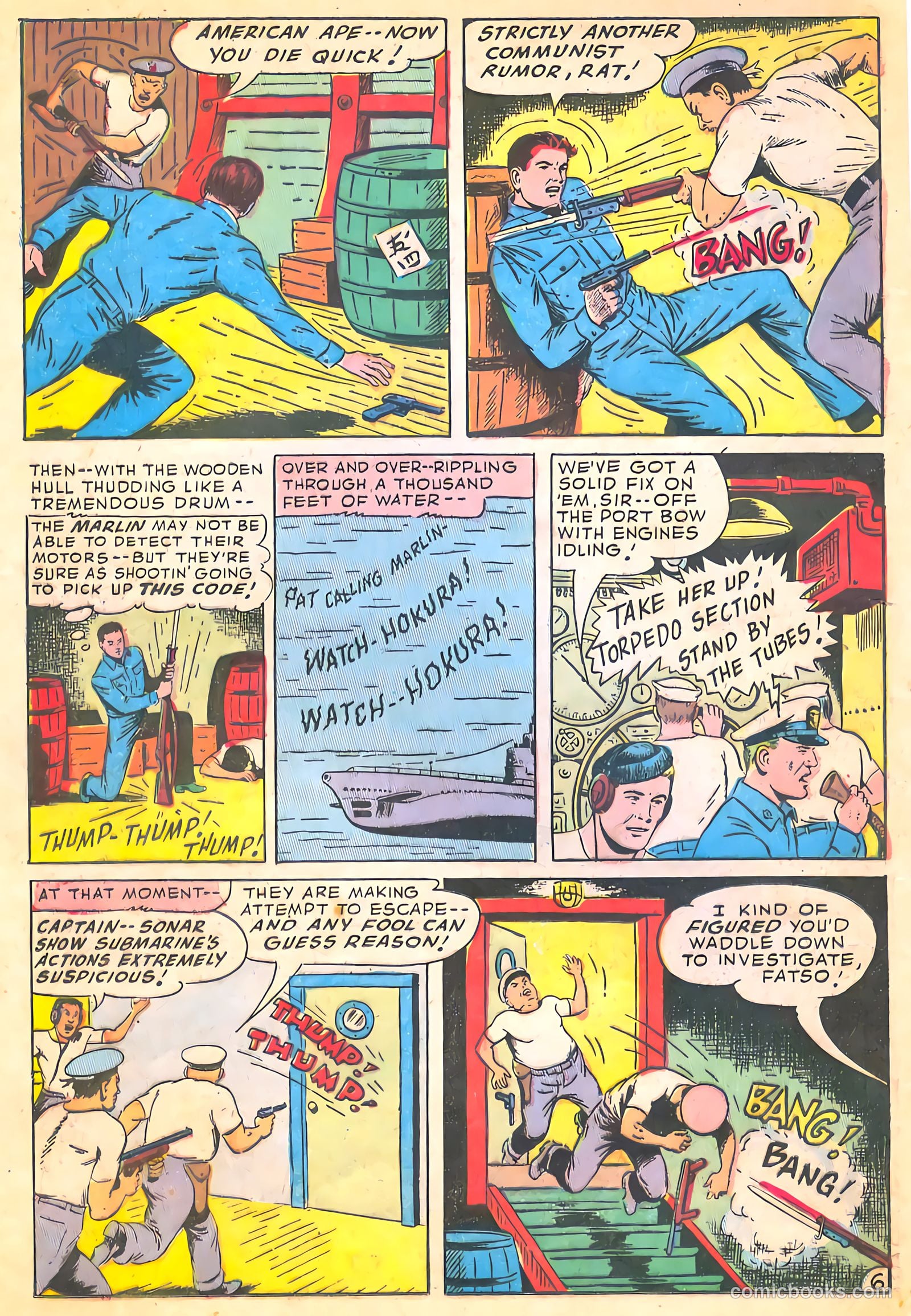 Spy-Hunters #22 (1953) — page 16 of 36