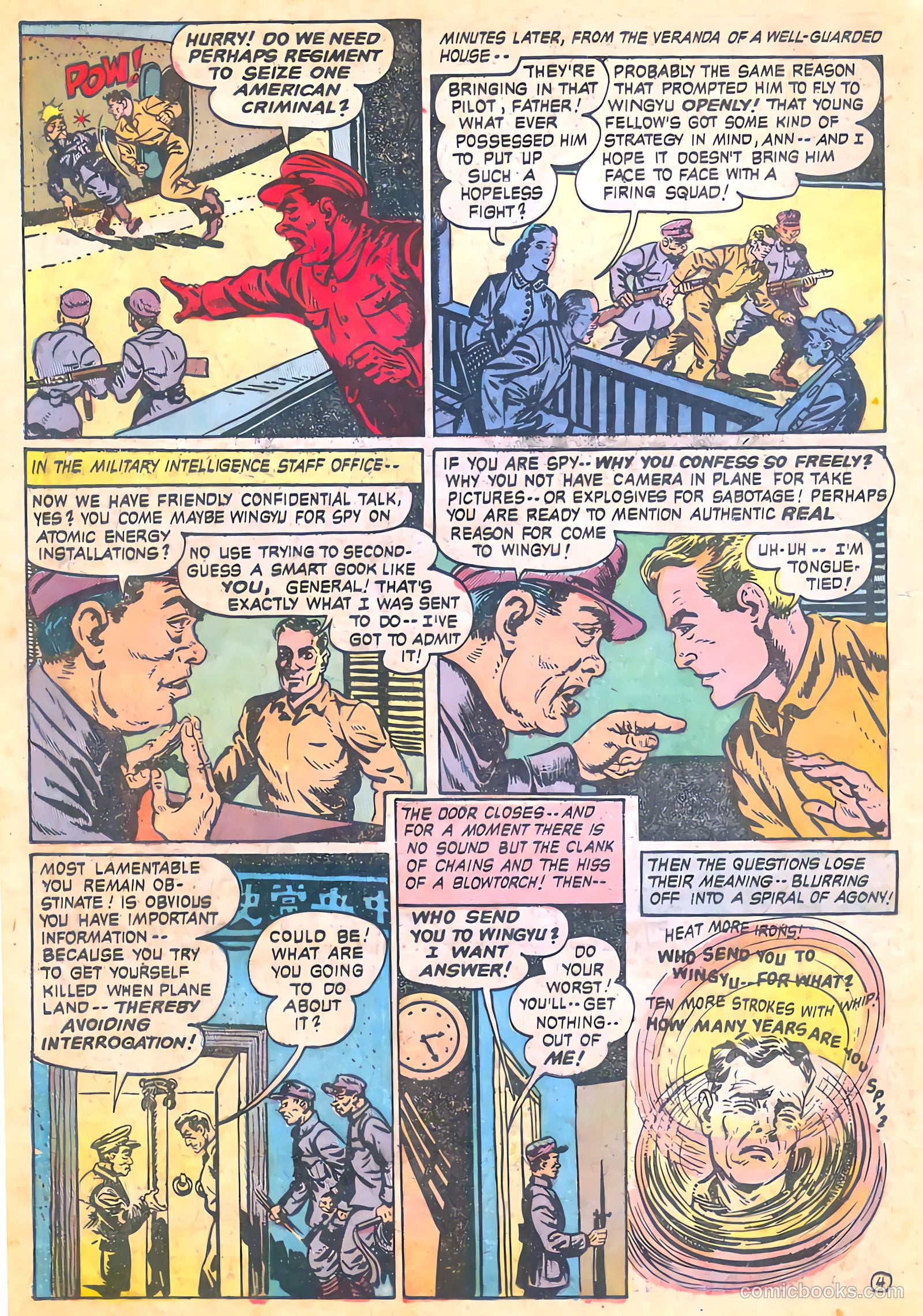 Spy-Hunters #22 (1953) — page 22 of 36