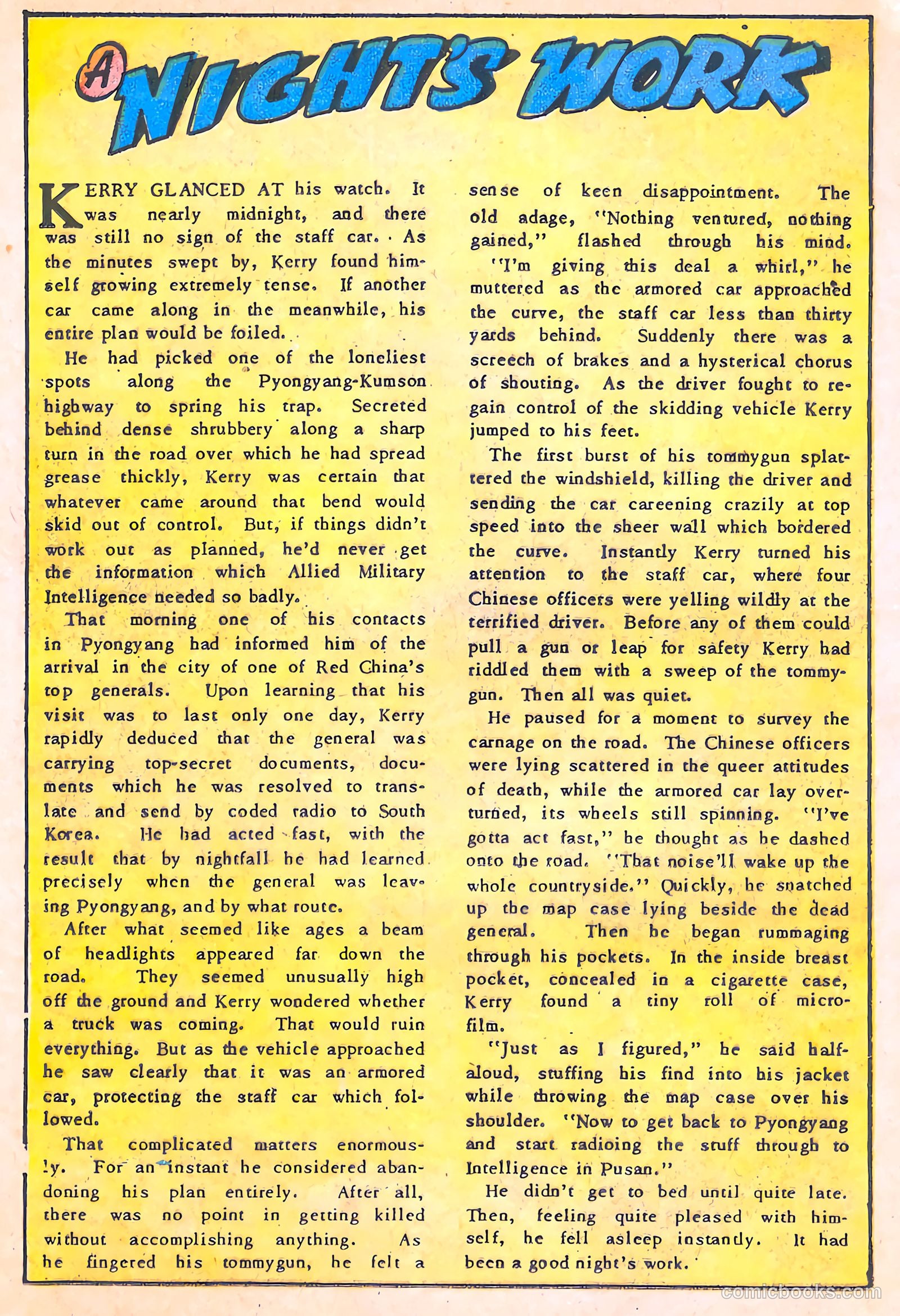 Spy-Hunters #22 (1953) — page 26 of 36