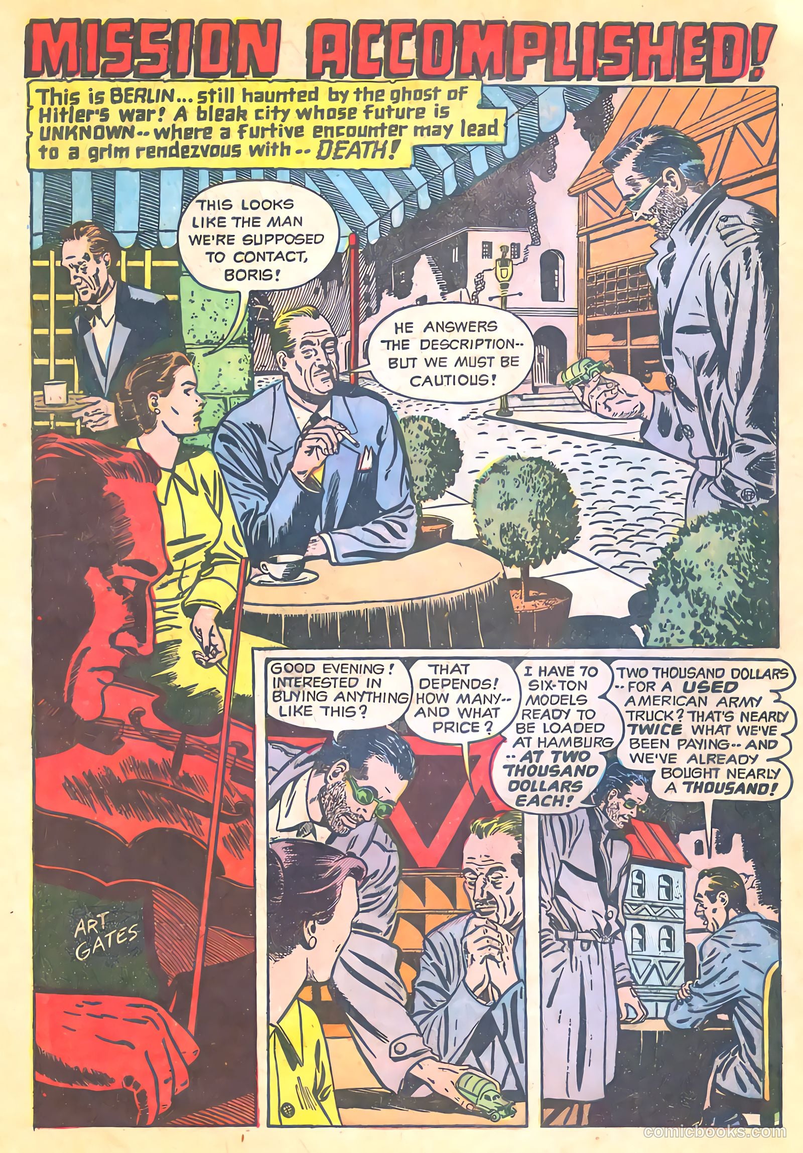 Spy-Hunters #22 (1953) — page 28 of 36