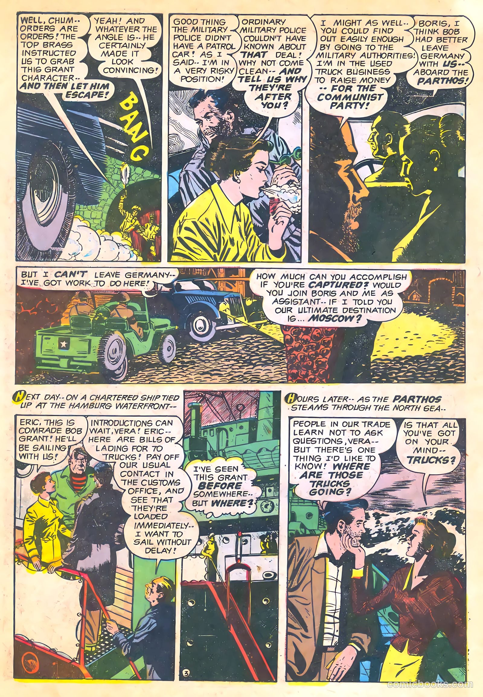 Spy-Hunters #22 (1953) — page 30 of 36