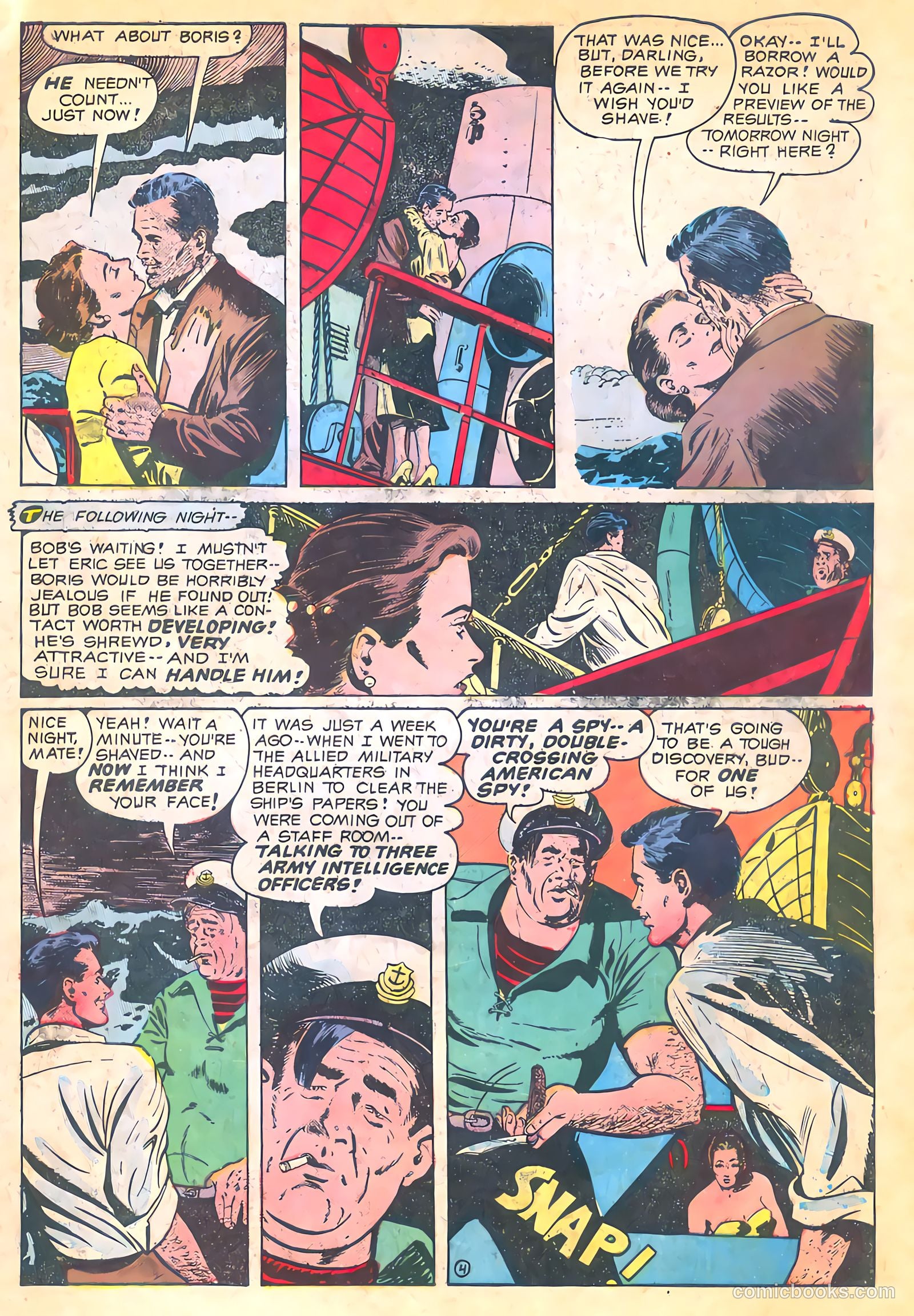 Spy-Hunters #22 (1953) — page 31 of 36