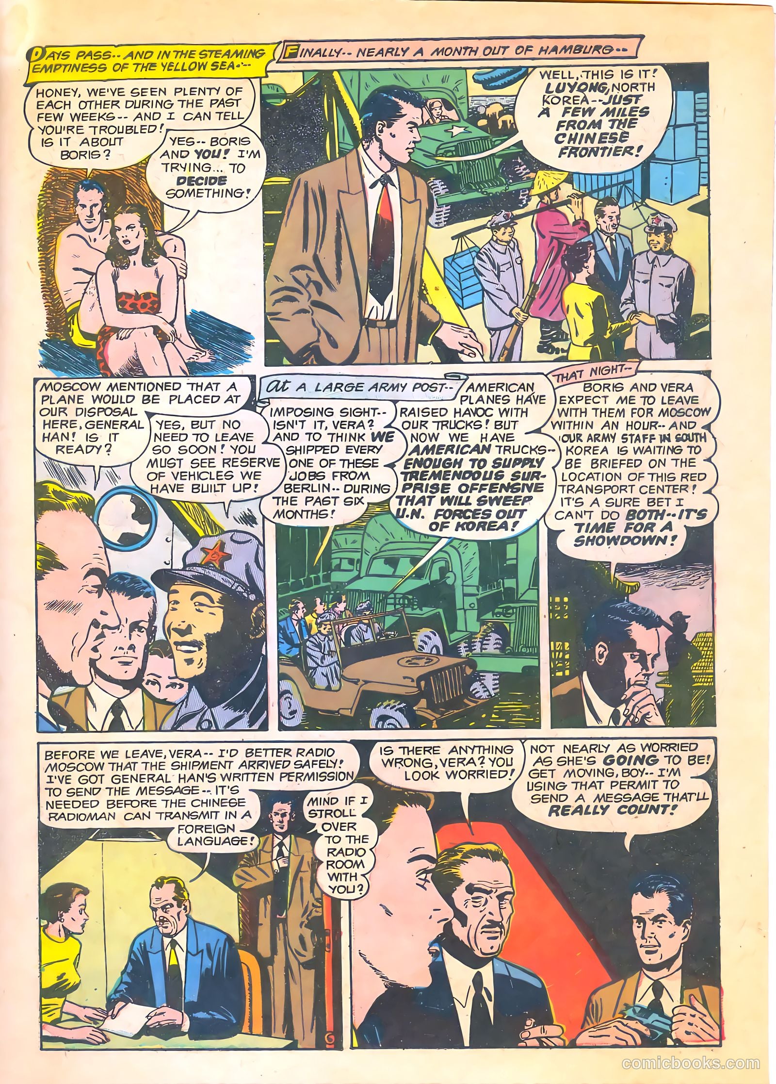 Spy-Hunters #22 (1953) — page 33 of 36
