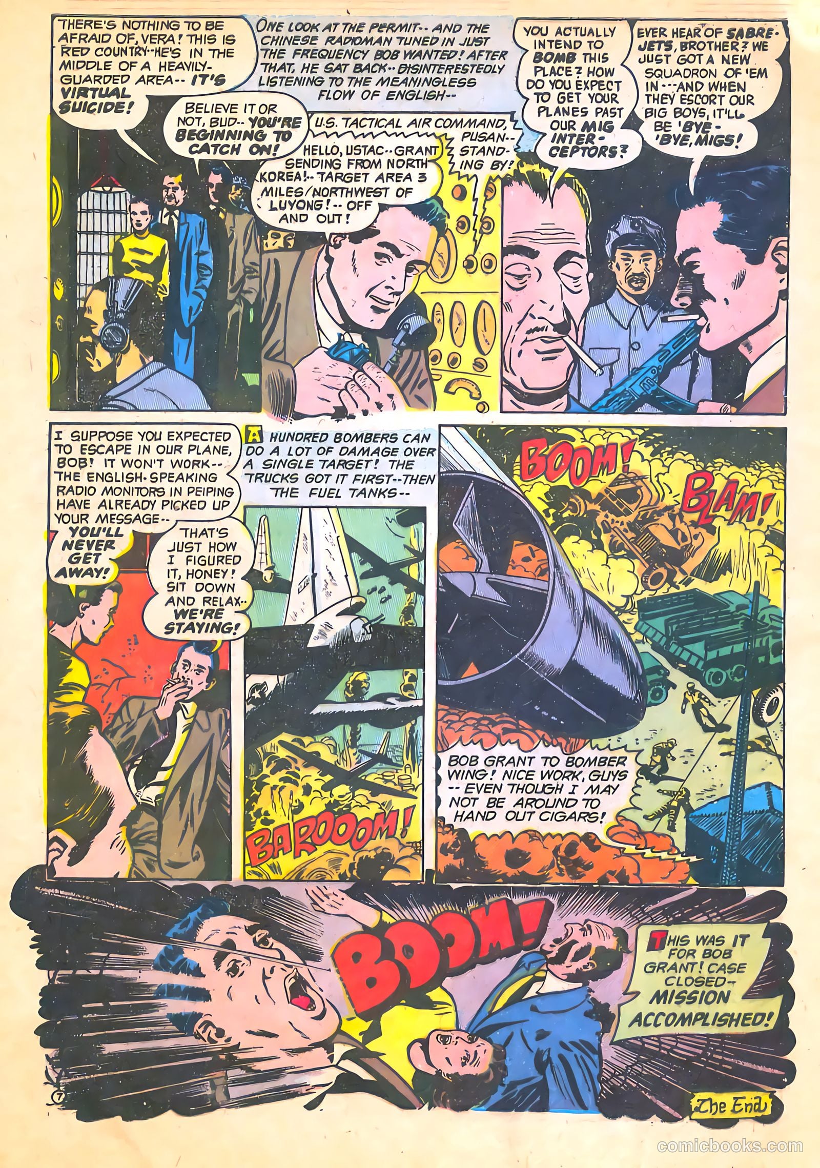 Spy-Hunters #22 (1953) — page 34 of 36