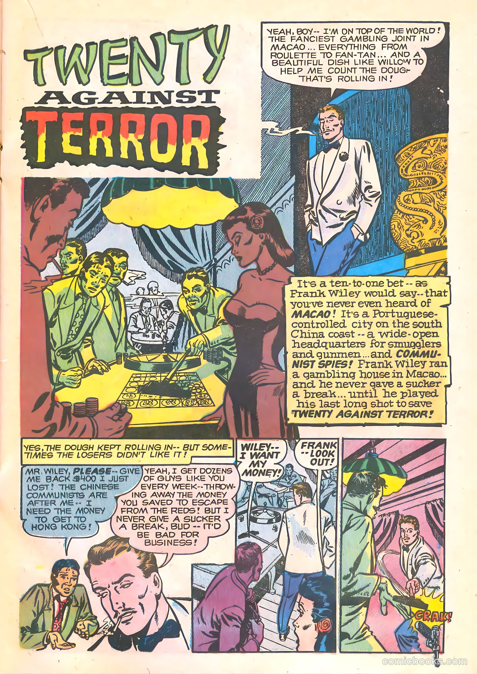 Spy-Hunters #23 (1953) — page 17 of 36