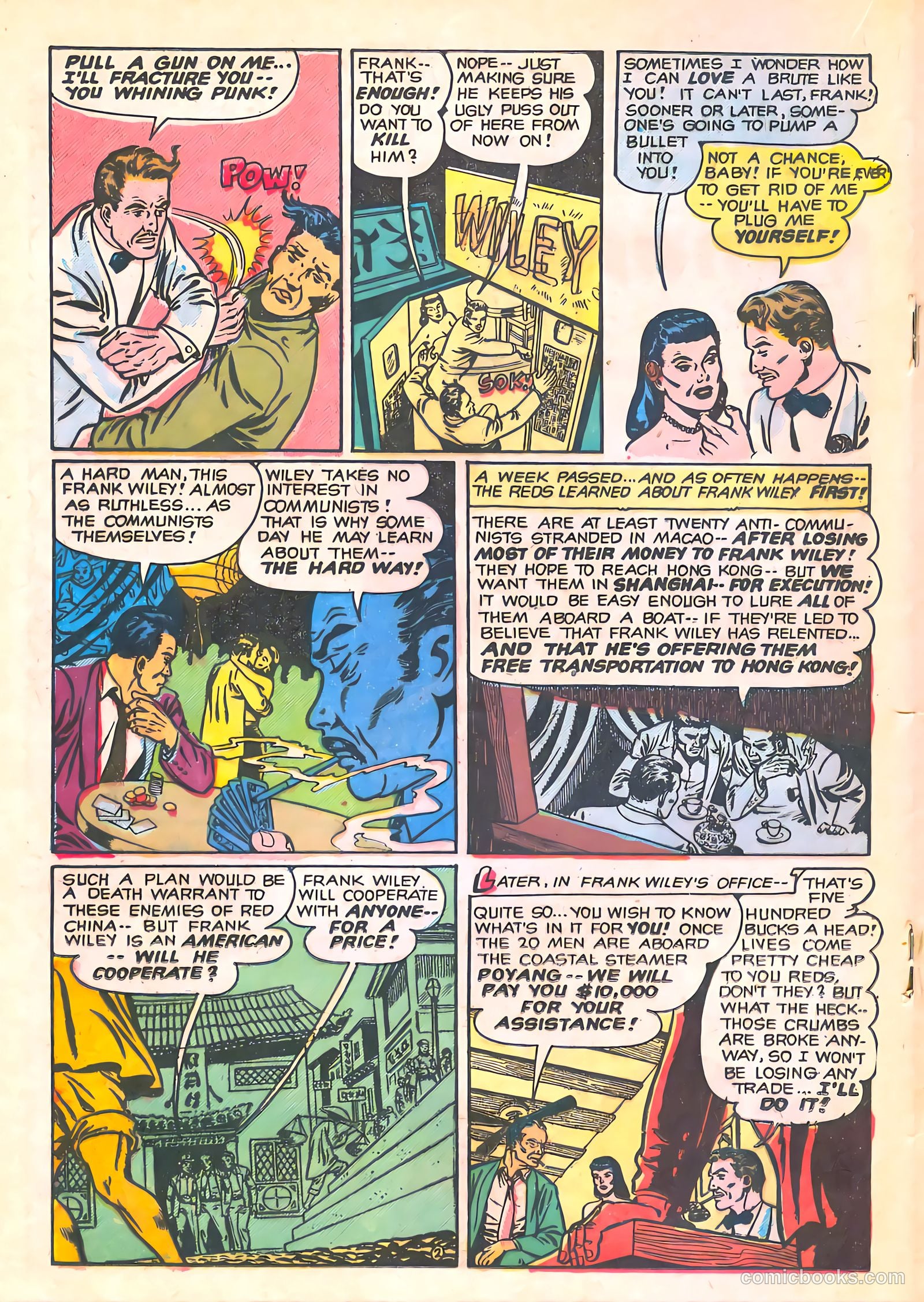 Spy-Hunters #23 (1953) — page 18 of 36