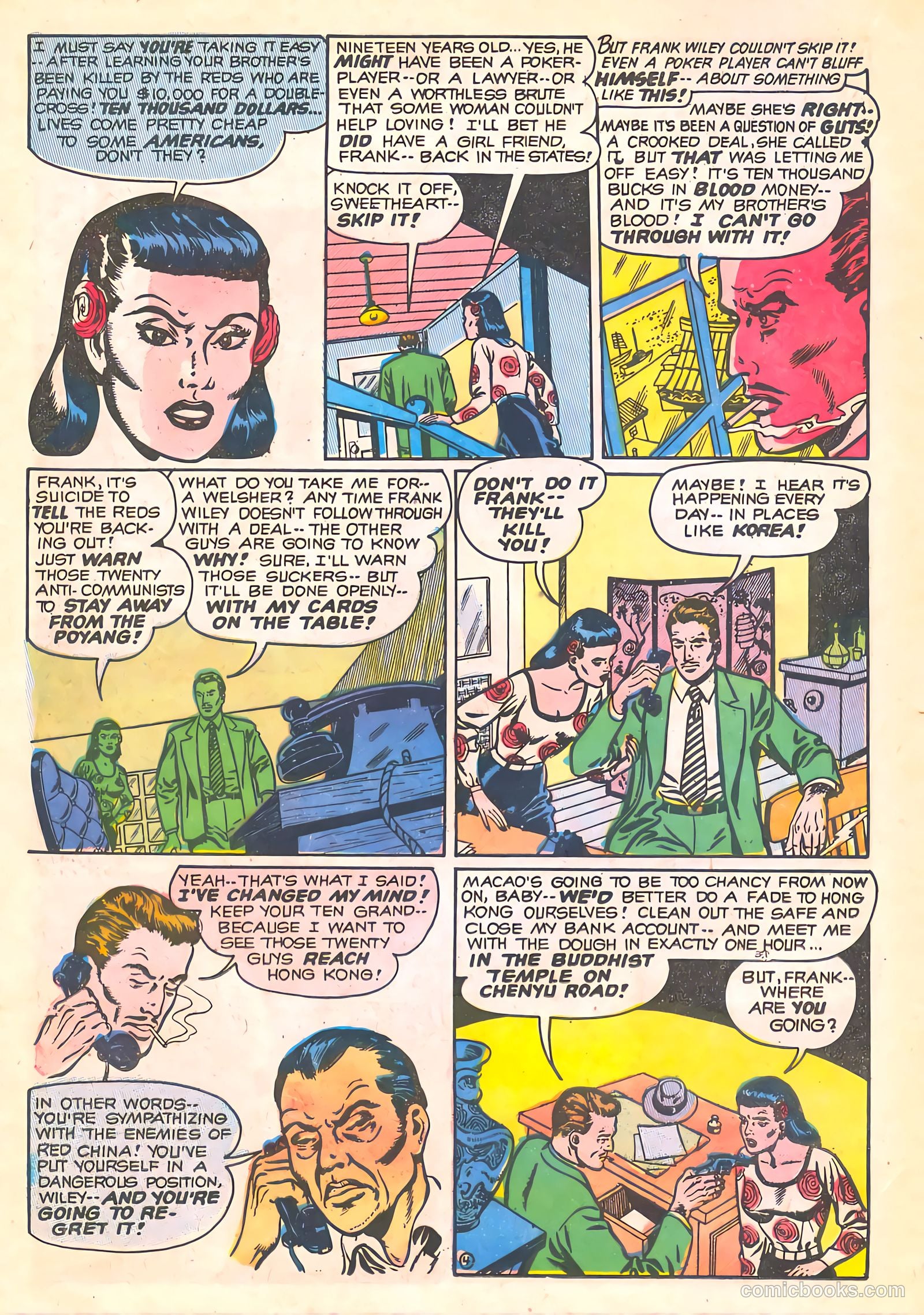 Spy-Hunters #23 (1953) — page 20 of 36