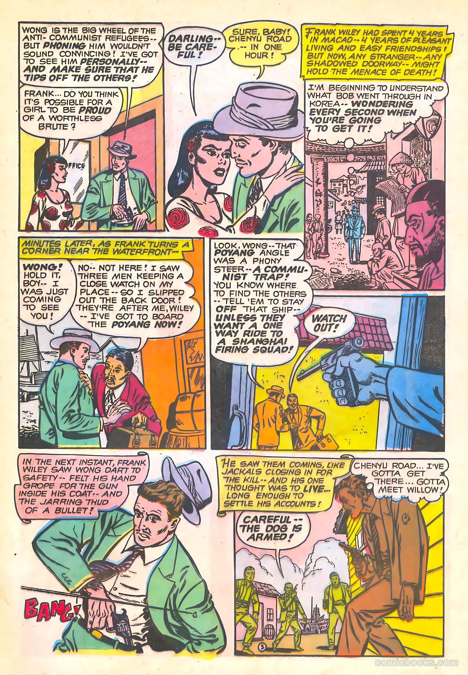 Spy-Hunters #23 (1953) — page 21 of 36