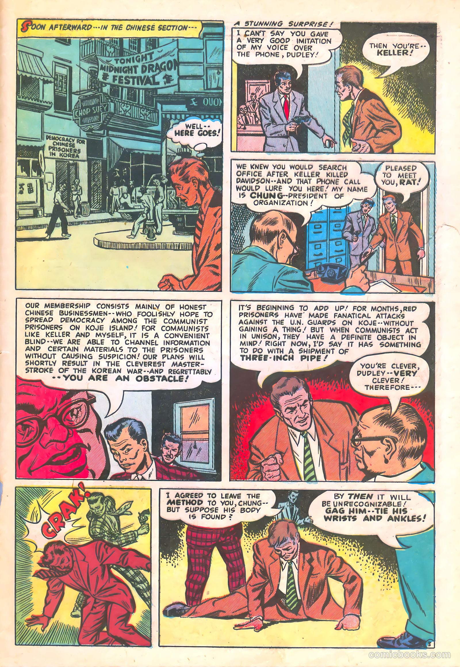 Spy-Hunters #23 (1953) — page 29 of 36