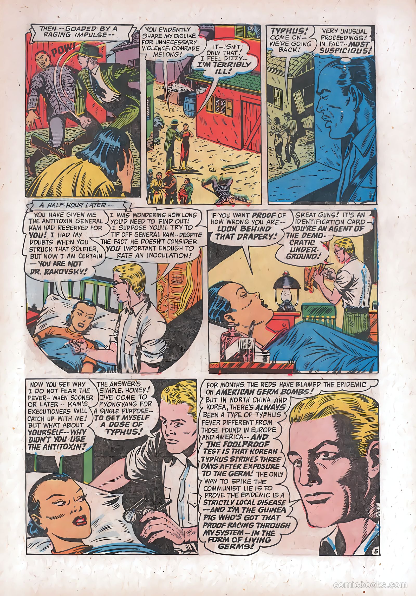 Spy-Hunters #24 (1953) — page 7 of 35