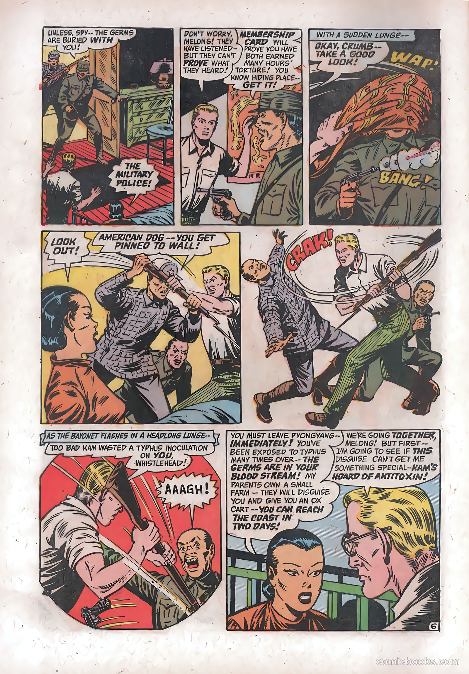 Spy-Hunters #24 (1953) — page 8 of 35