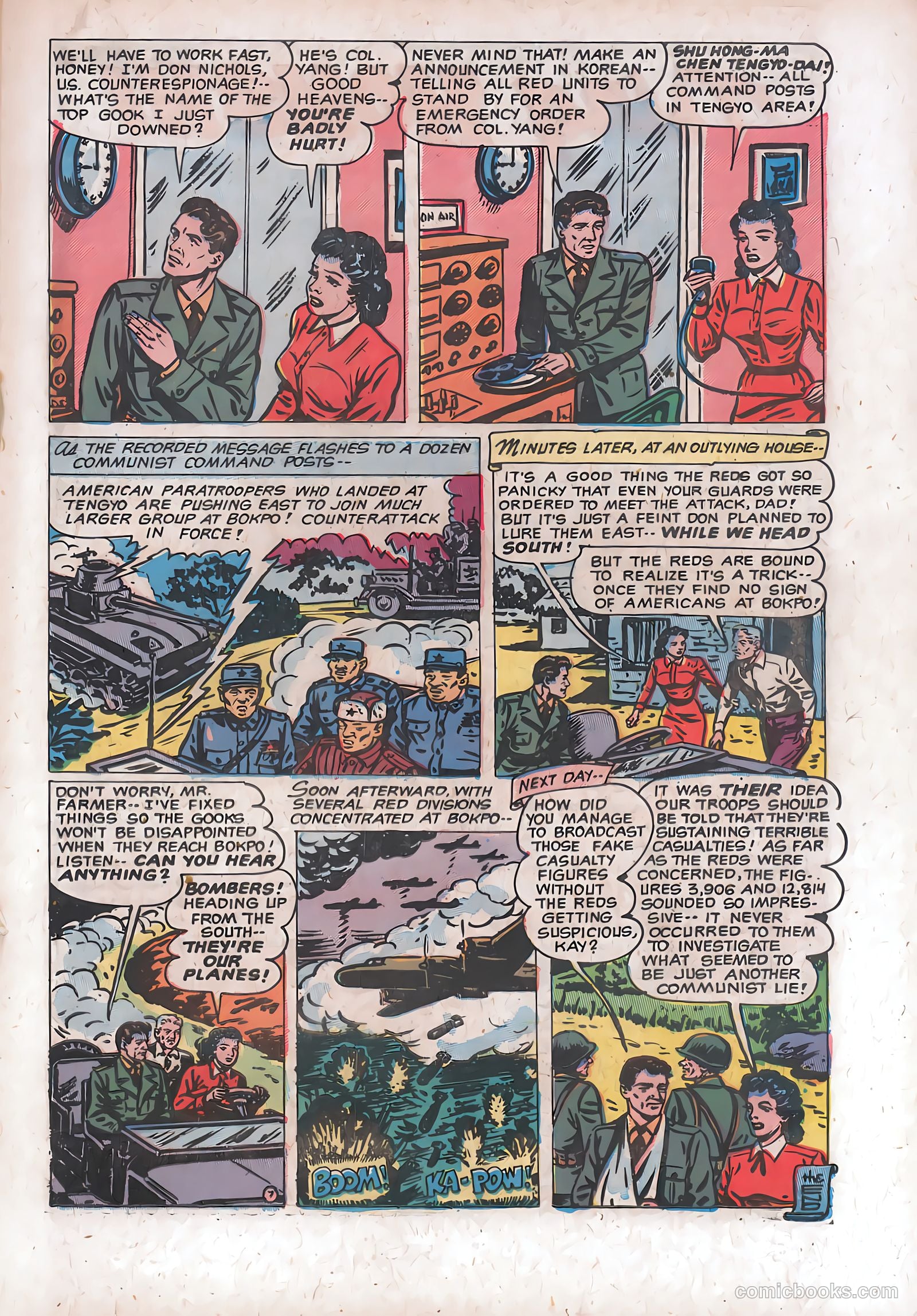 Spy-Hunters #24 (1953) — page 19 of 35